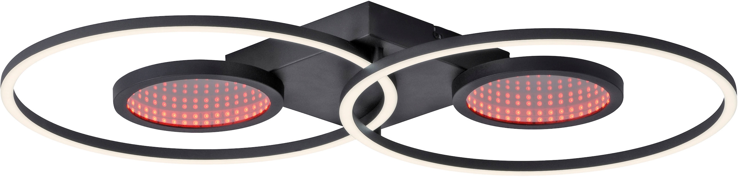 JUST LIGHT Deckenleuchte »TUNEL«, 2 flammig, Leuchtmittel LED-Board | LED fest integriert