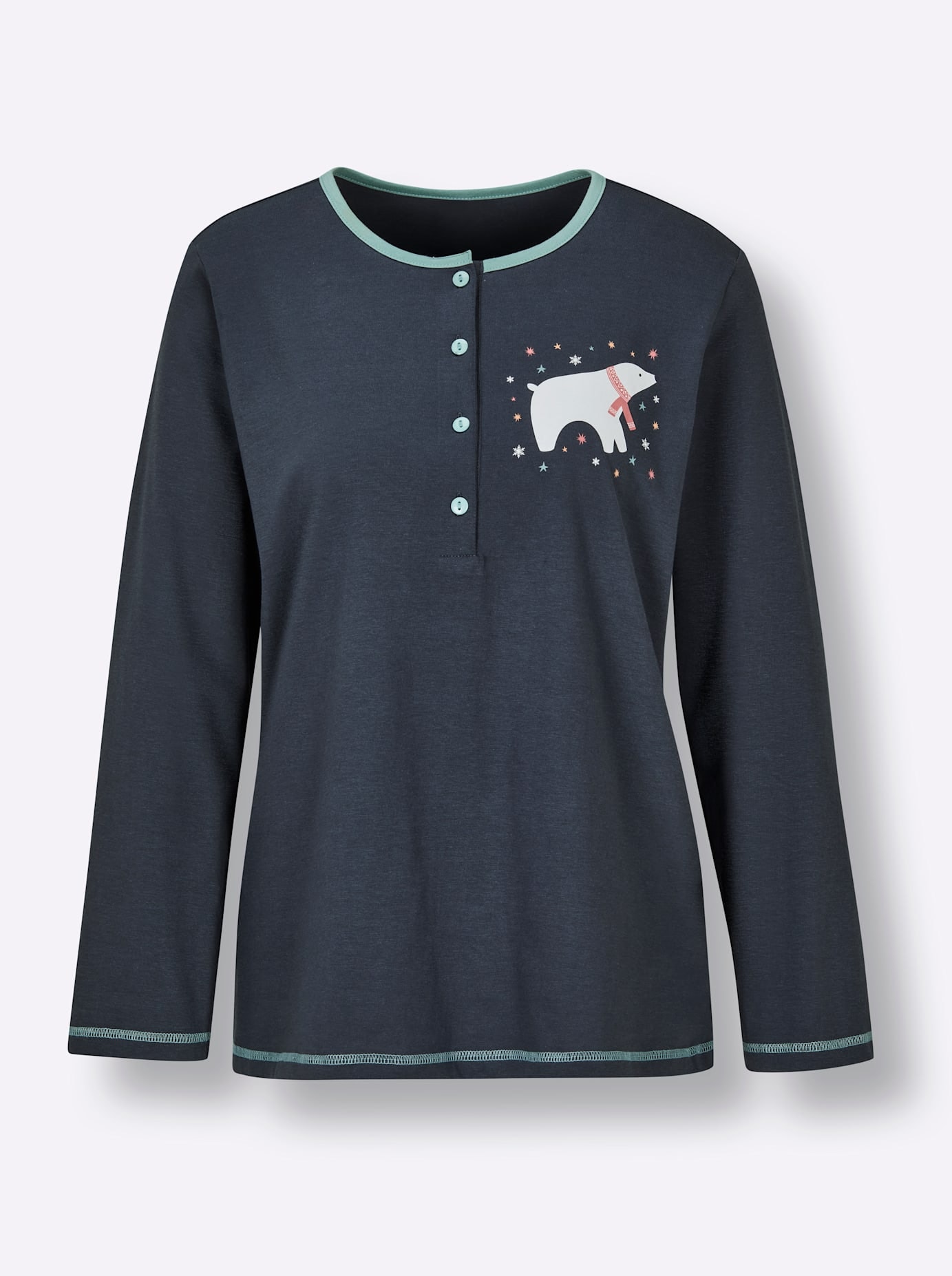 comtessa Pyjamaoberteil »Schlafanzug-Shirt« 1