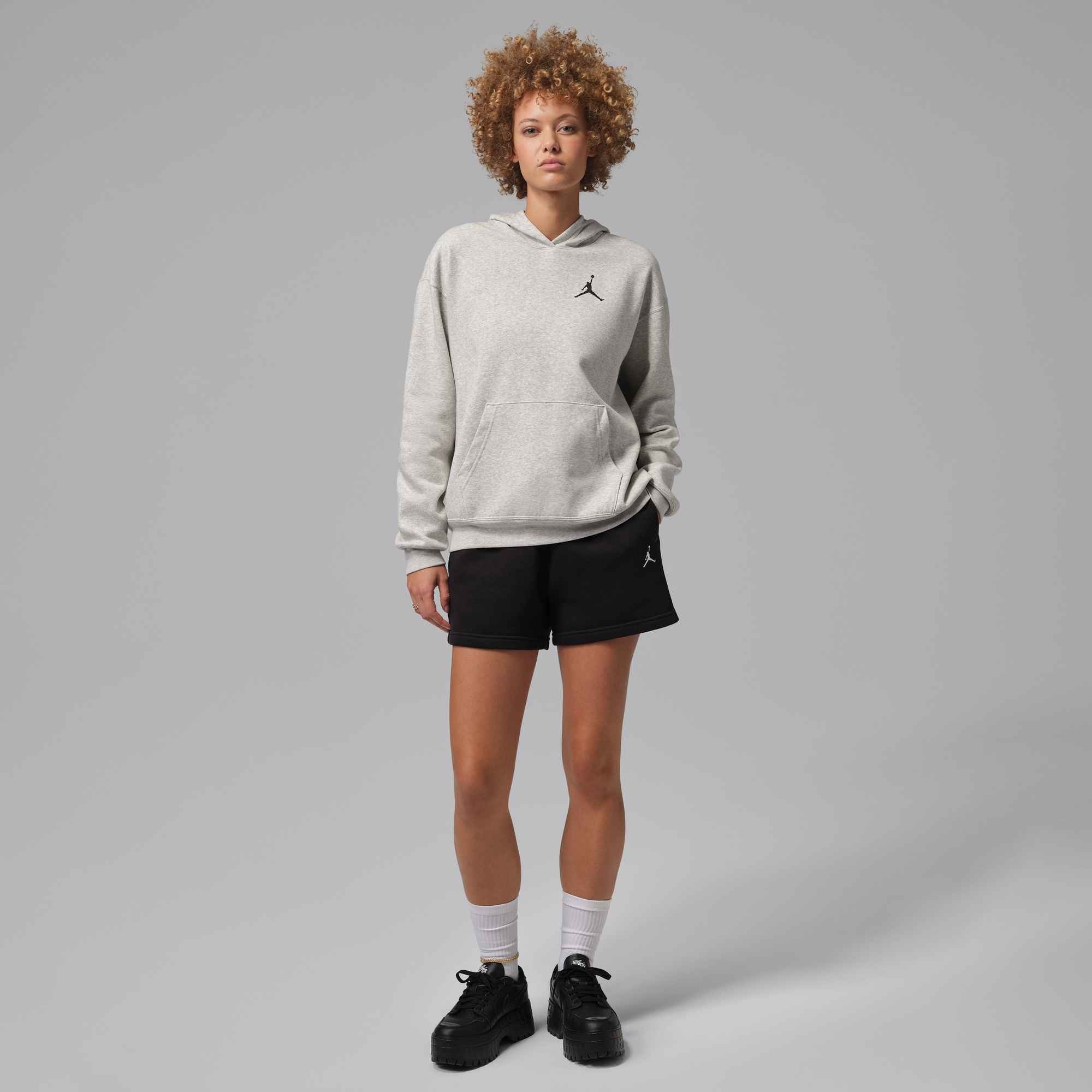 Jordan Kapuzensweatshirt »W J JUMPMAN FLC PO 2«, mit Kapuze und Kängurutasche, Basic Passform, in normaler Länge
