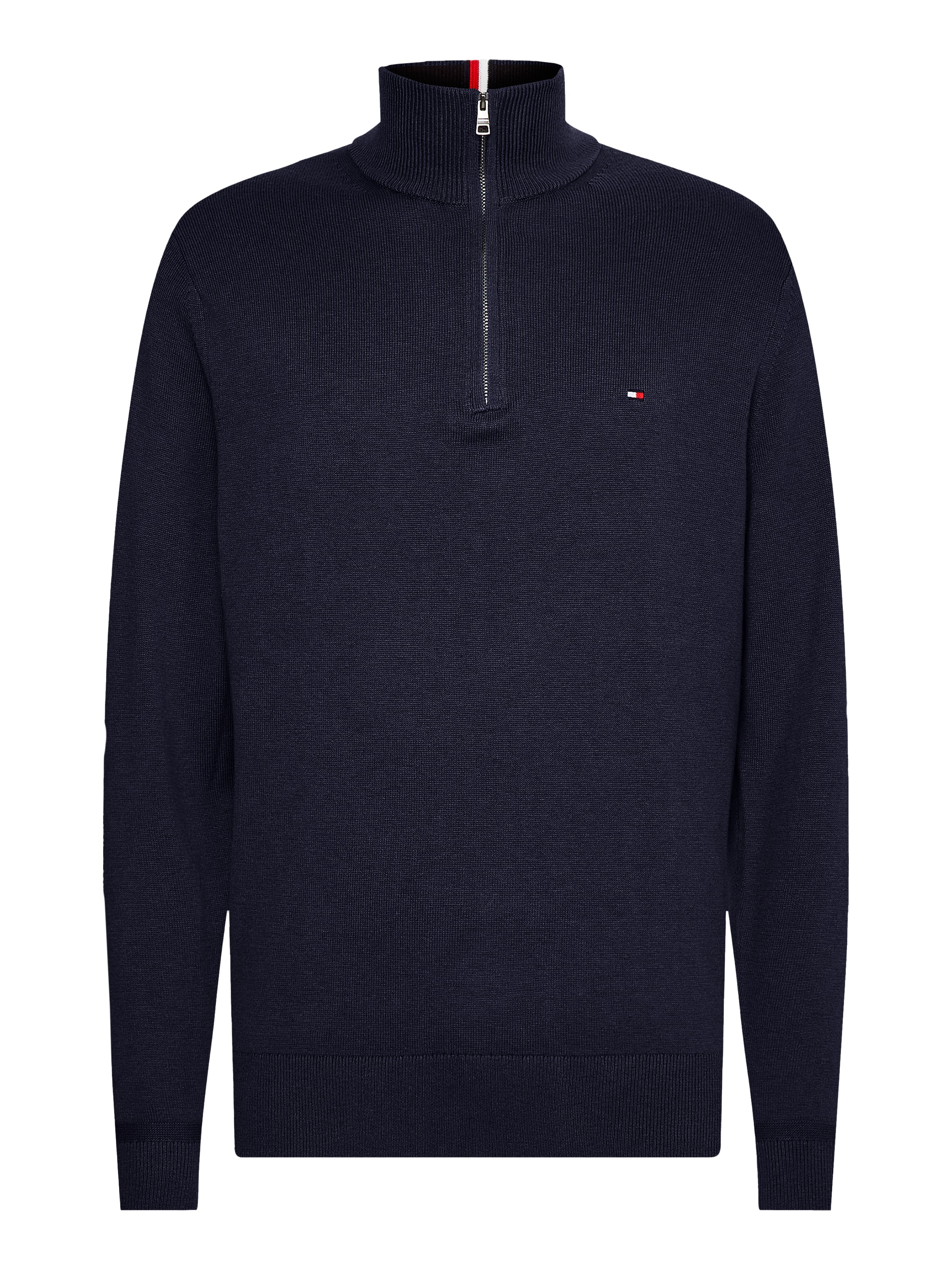 Tommy Hilfiger Big & Tall Troyer »BT-PIMA ORG CTN CASHMERE ZMOCK-B«, Große Größen