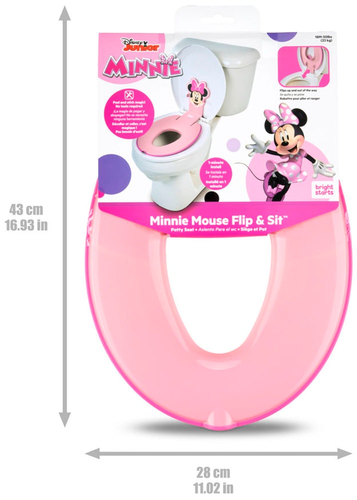 Bright Starts Toilettentrainer »Disney Baby Flip & Sit Toilettensitz - Minnie Mouse«