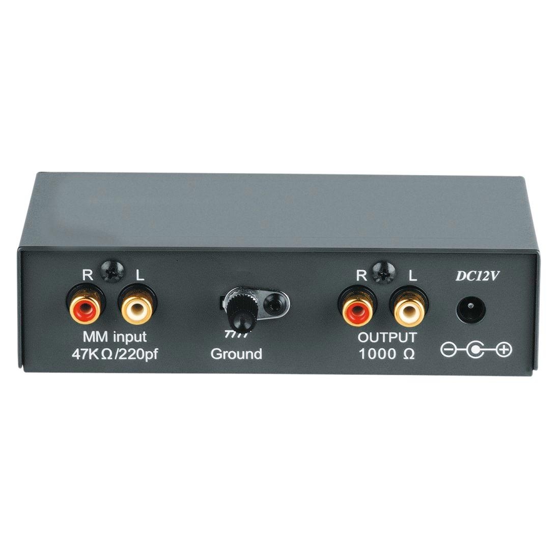 Hama Vorverstärker »Stereo-Phono-Vorverstärker PA506, m. Netzgerät 230 V/50«, - Gewandelte Eingänge: Aux-IN/CD/Line-IN/MD-IN