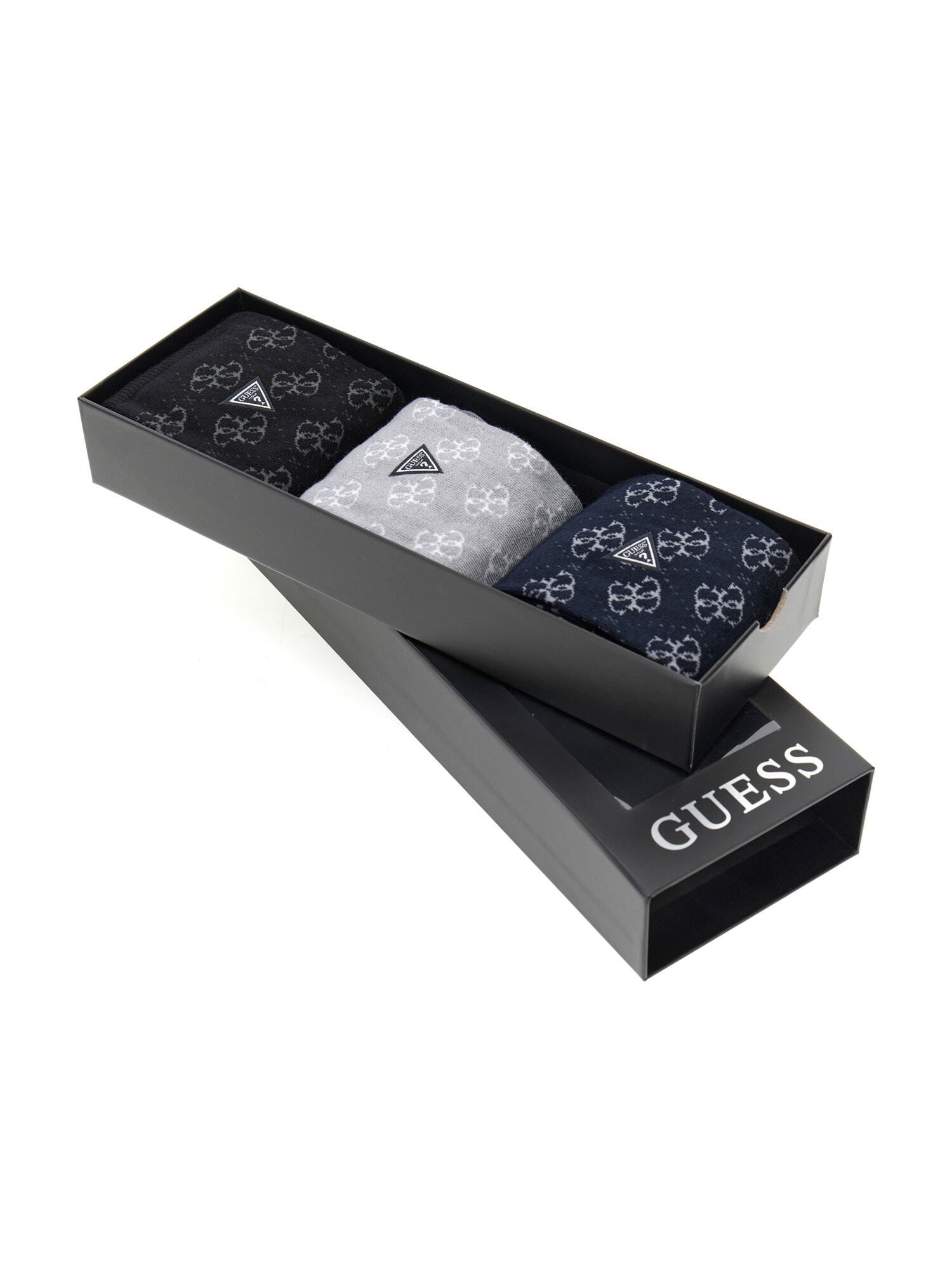 Guess Socken »SOCKS 3PACK« Packung, 3 Paar tlg. mit 4G-Logojacquard