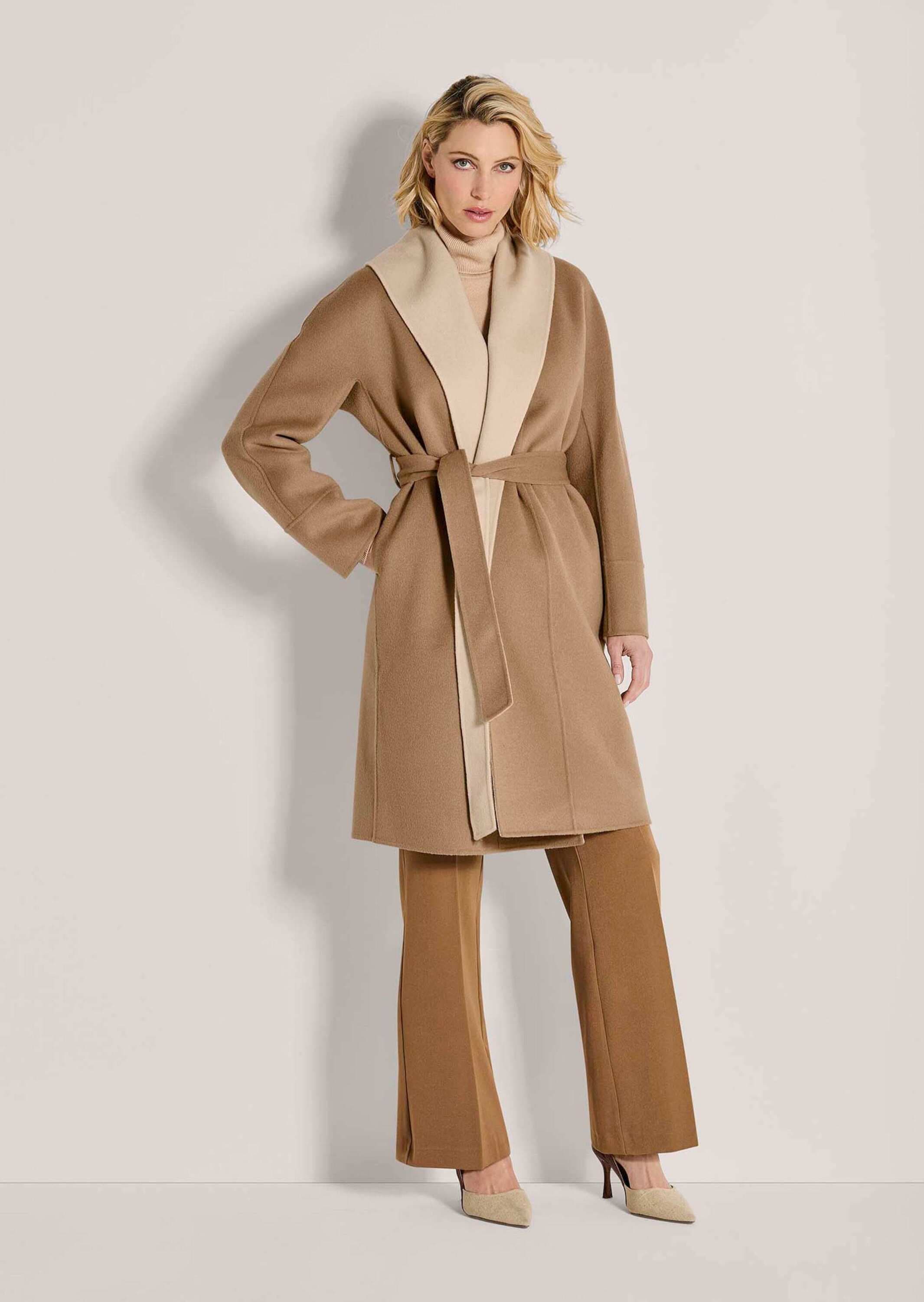 MADELEINE Langmantel »Doubleface-Mantel Doubleface-Mantel mit Bindegürtel«