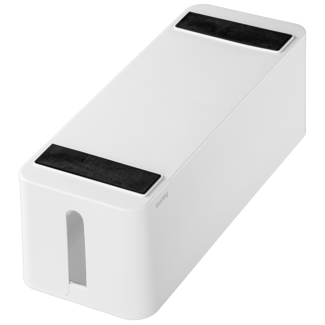 Hama Kabelbox »Kabelbox groß mit integrierter Kabelführung, für 6er Steckdosenleiste«, (1 tlg.), schlichtes Design, universelle Anwendung Schreibtisch, Farbe Weiß