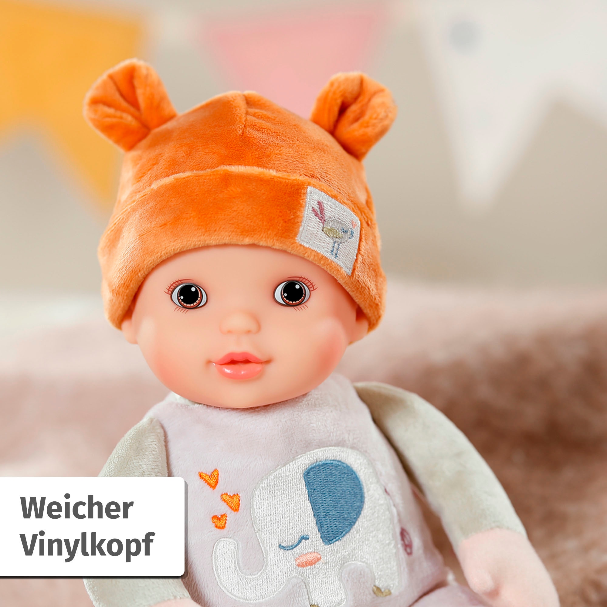 Baby Annabell Babypuppe »for babies, Sweetie Sand, 30 cm«, mit Rassel im Inneren