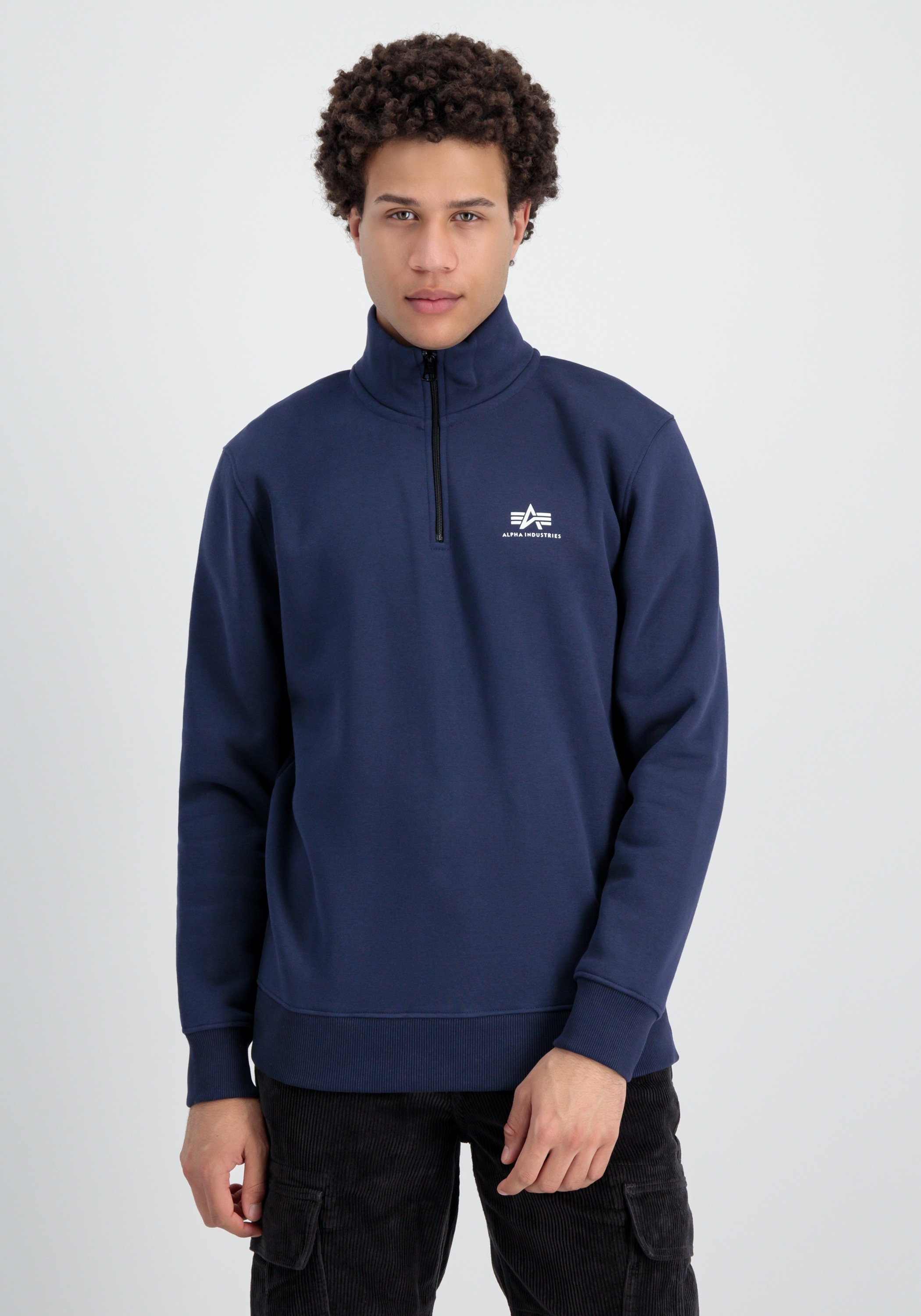 Alpha Industries Sweater »Alpha Industries Men - Sweatshirts Half Zip Sweatshirt SL«