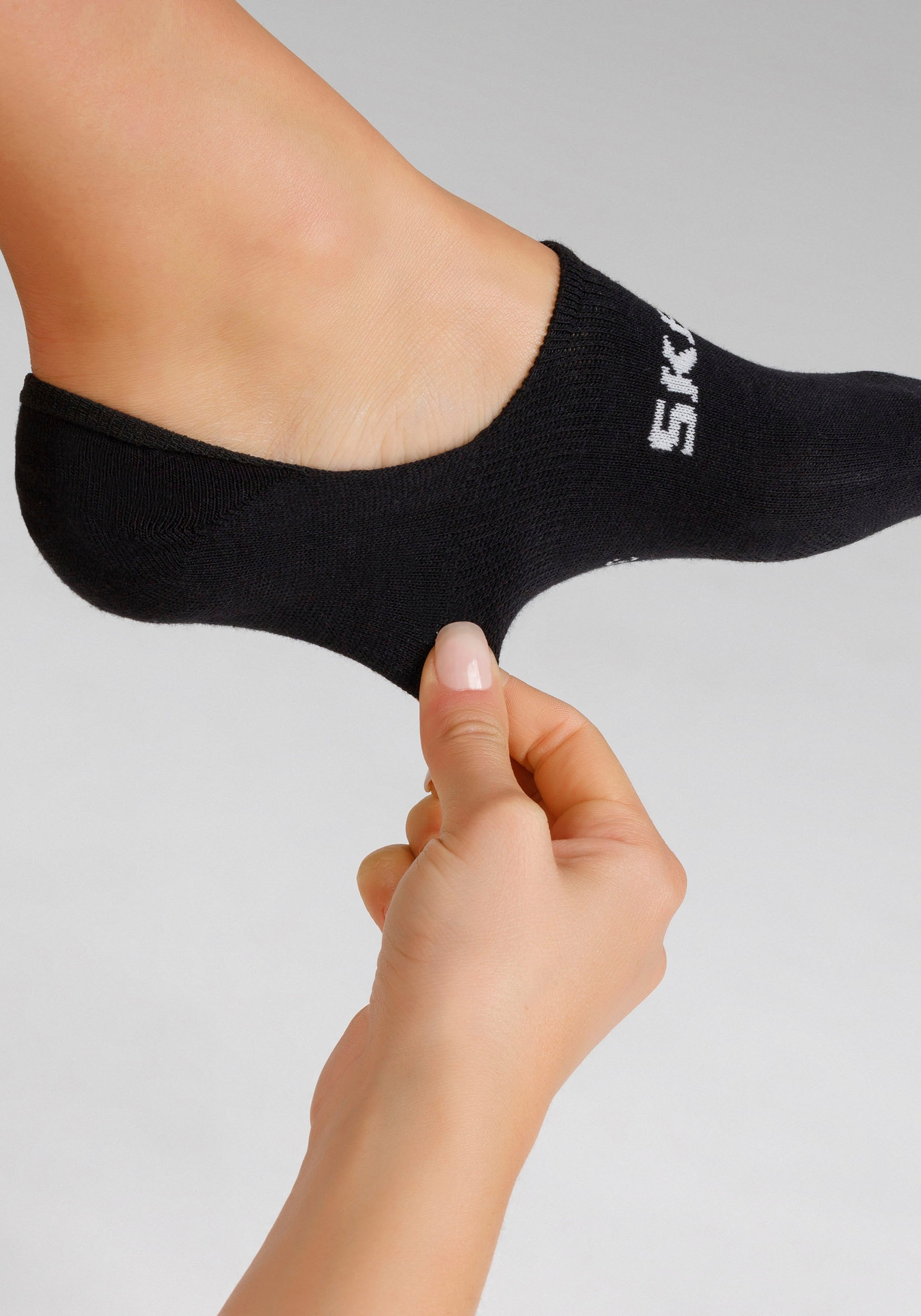 Skechers Füßlinge »mesh ventilation«, (6er Pack), mit weichem Bund
