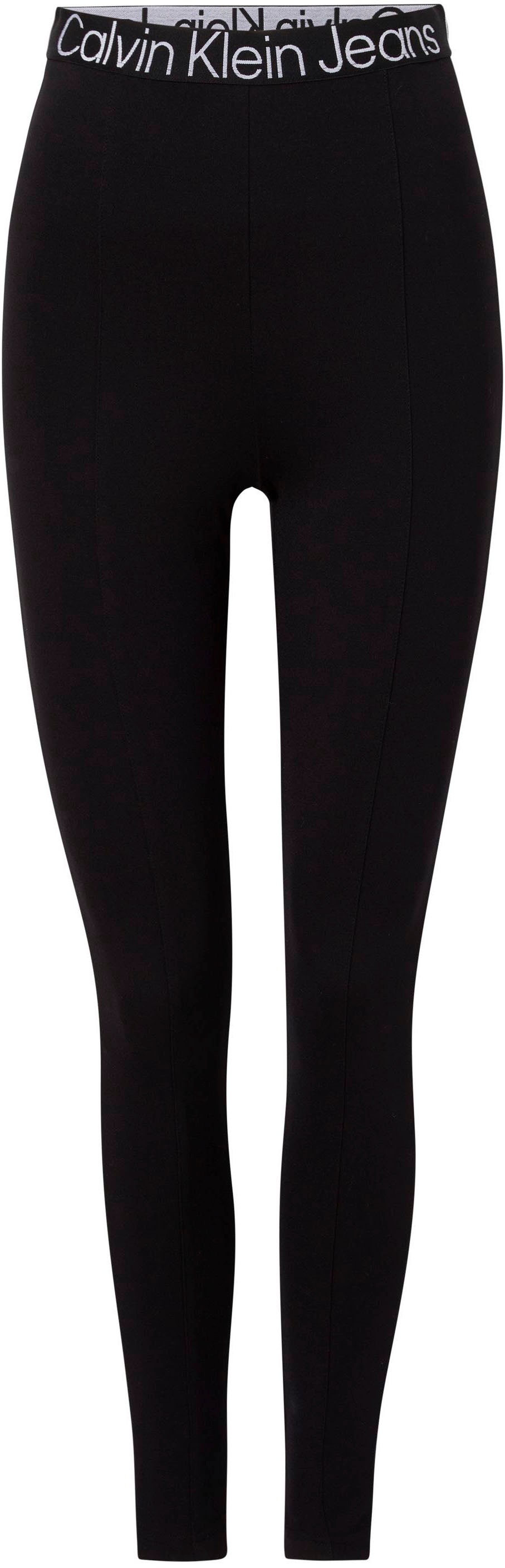 Calvin Klein Jeans MILANO »HIGH RISE Shop Online im Bund am OTTO Logoschriftzug LEGGINGS«, mit Leggings