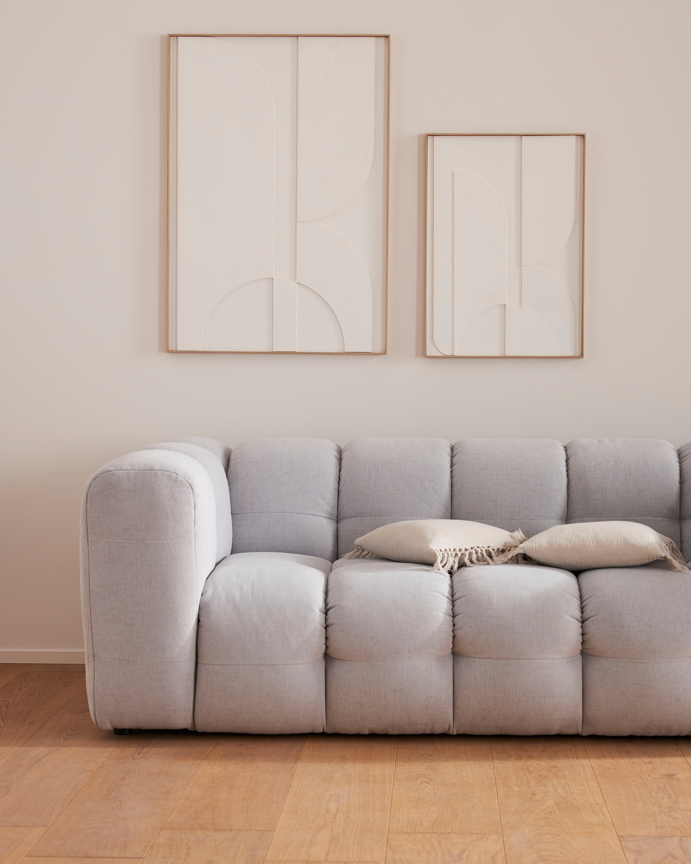 LeGer Home by Lena Gercke 3-Sitzer »TALISHA«, moderne Steppung, hoher Sitzkomfort