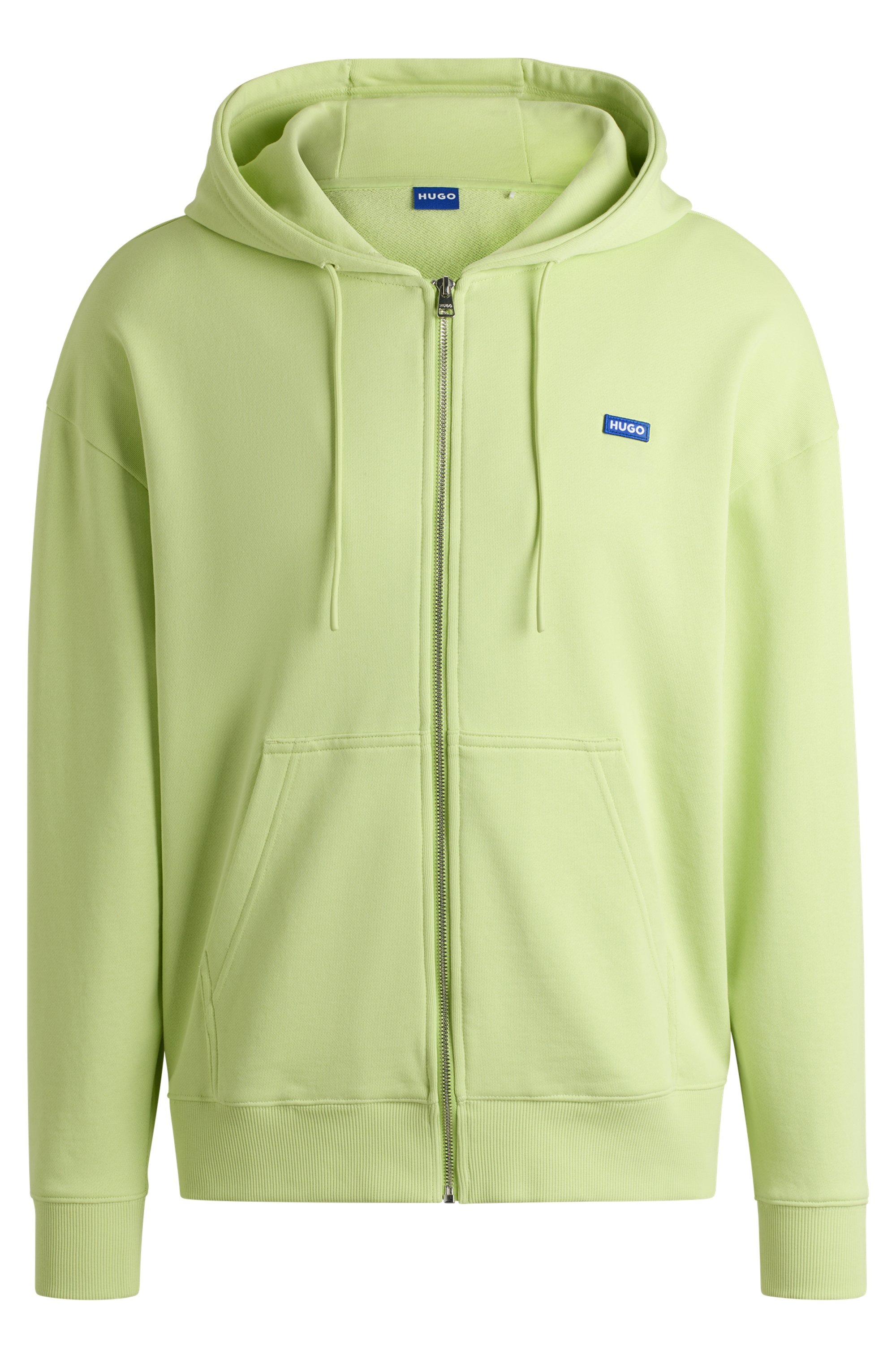 HUGO Blue Sweatjacke »Doa«, mit Kapuze, Logo-Badge