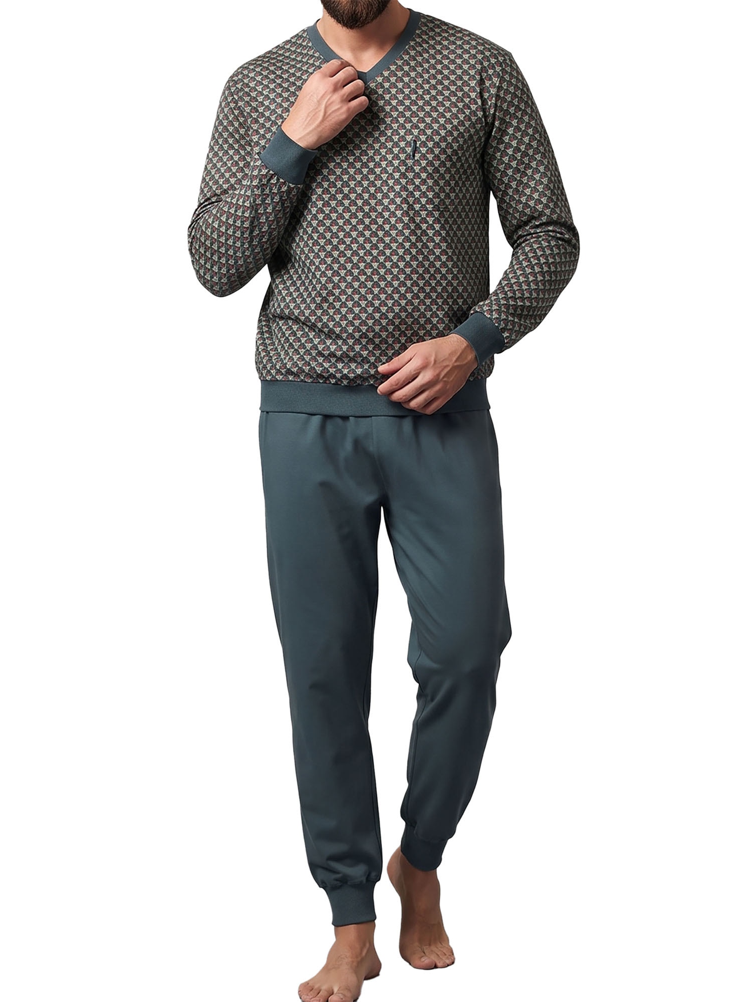 Ammann Pyjama »Schlafanzug Lang Nightwear« 1 Stk.