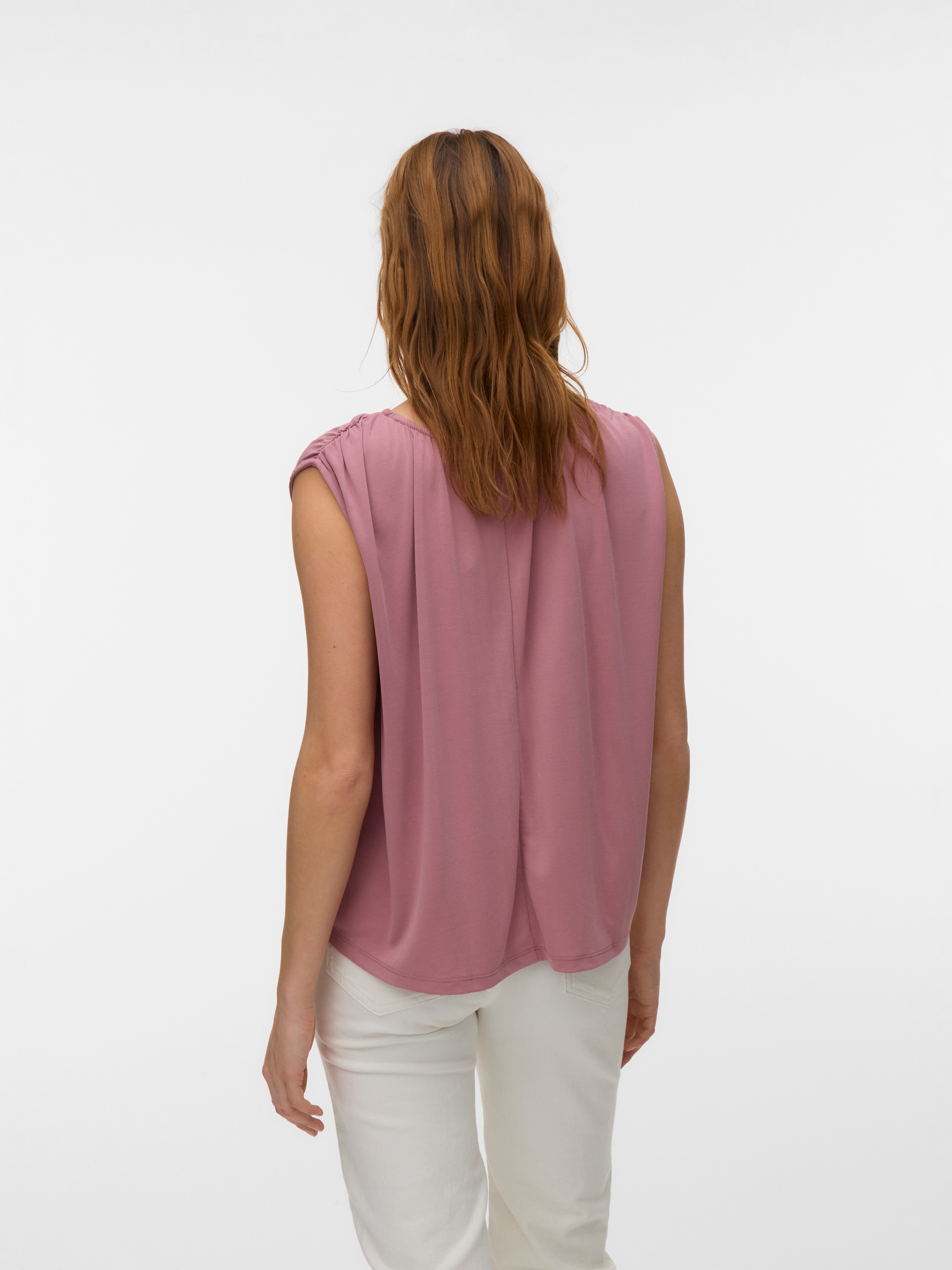 Vero Moda Shirttop »VMFILLI SL TOP JRS NOOS« Materialmix