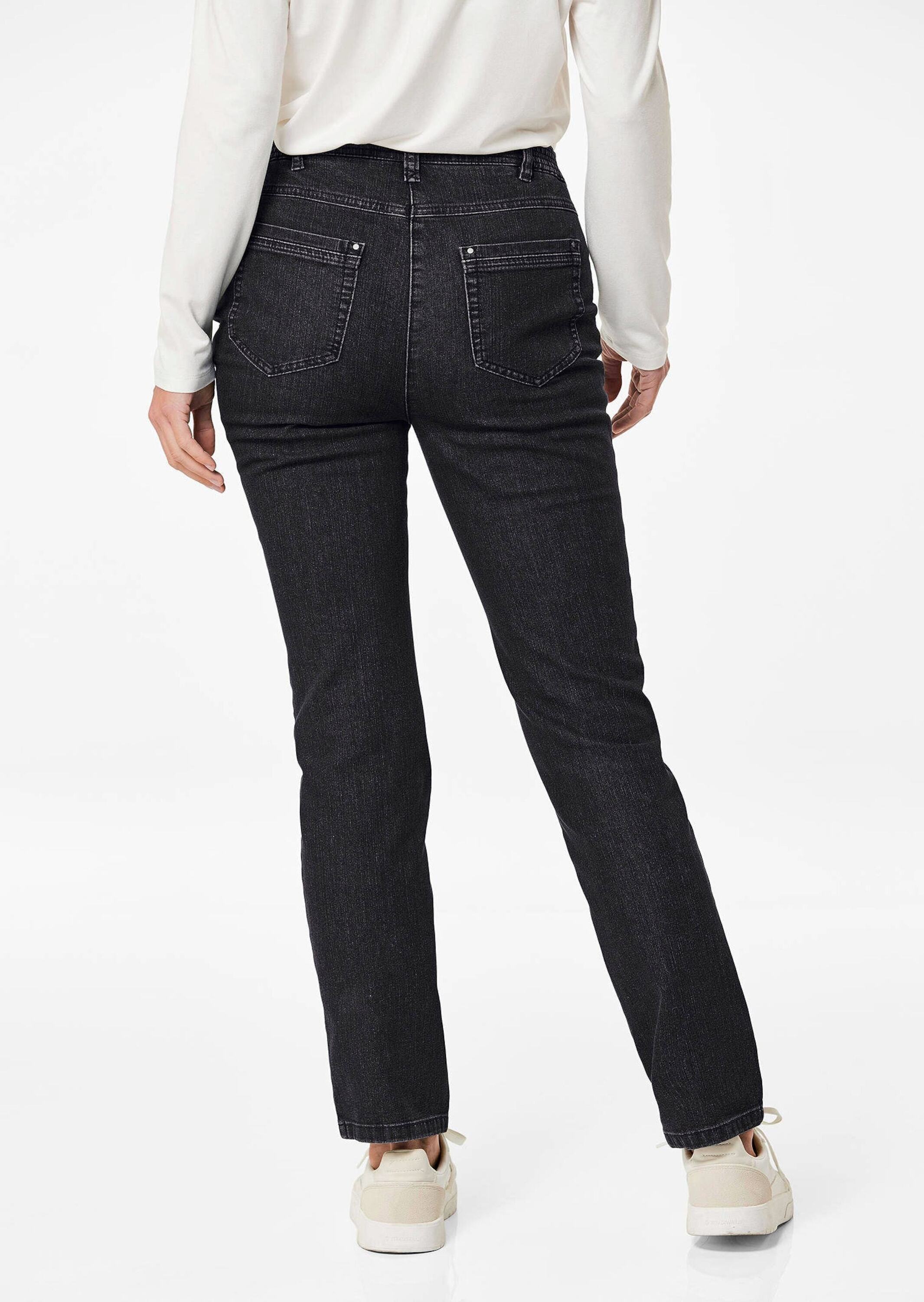 GOLDNER Regular-fit-Jeans »Kurzgröße Klassische Jeanshose ANNA«
