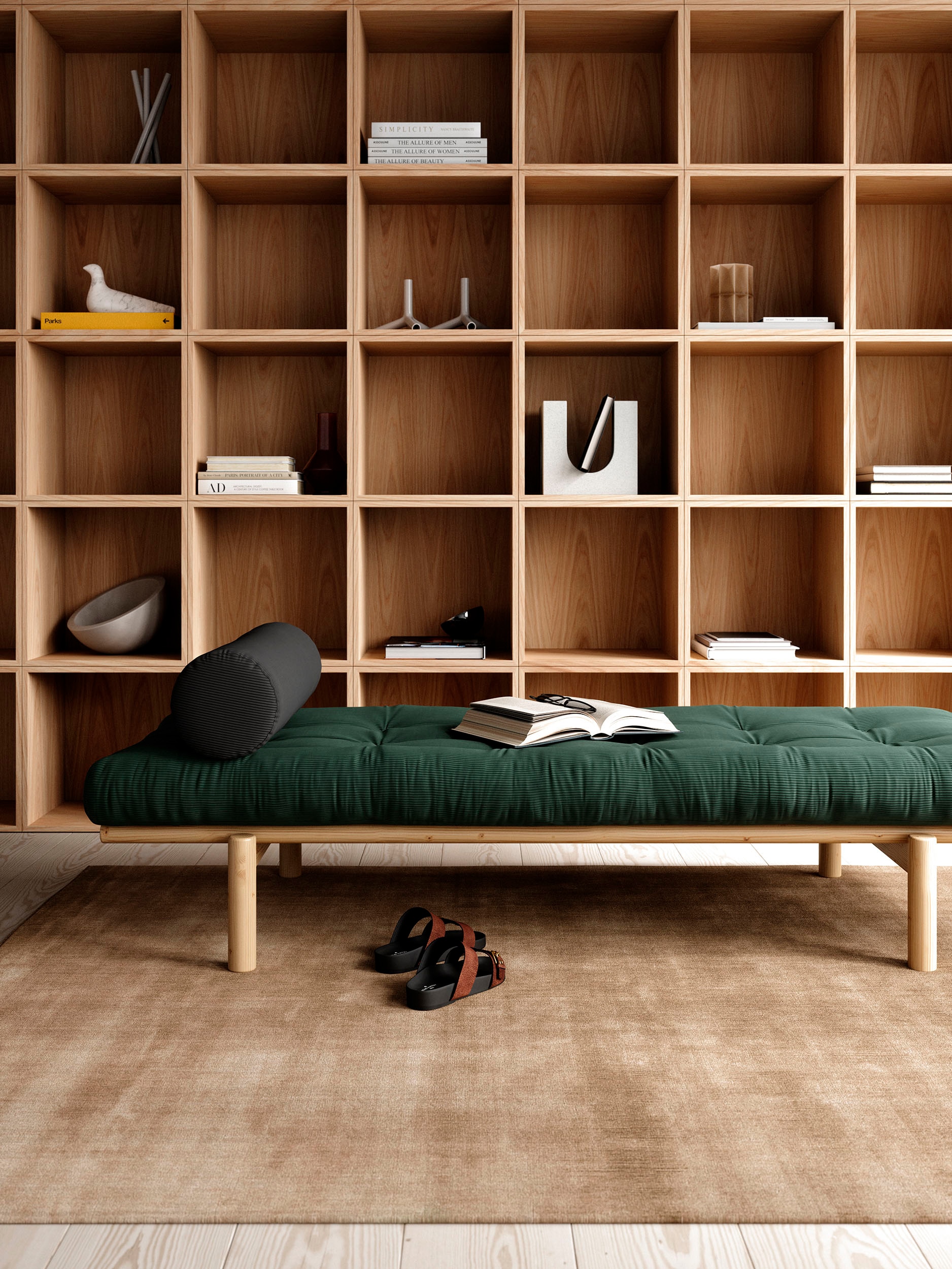 Karup Design Daybed »Next«, aus massiven Kiefernholz, inkl. Futonmatratze und Kissen