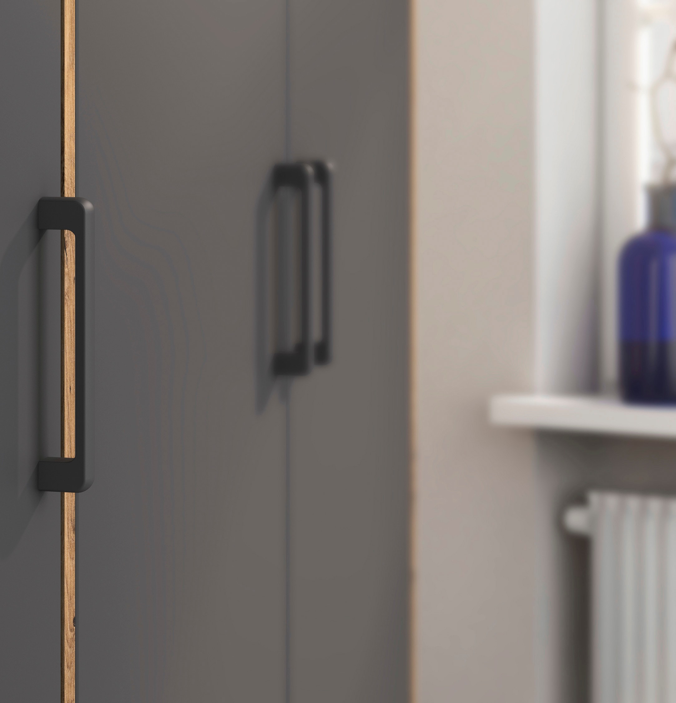 rauch Drehtürenschrank »Voyager, Kleiderschrank mit Außenschubkästen, Garderobe«, (in 3 verschiedenen Ausstattungen BASIC/CLASSIC/PREMIUM), Made in Germany