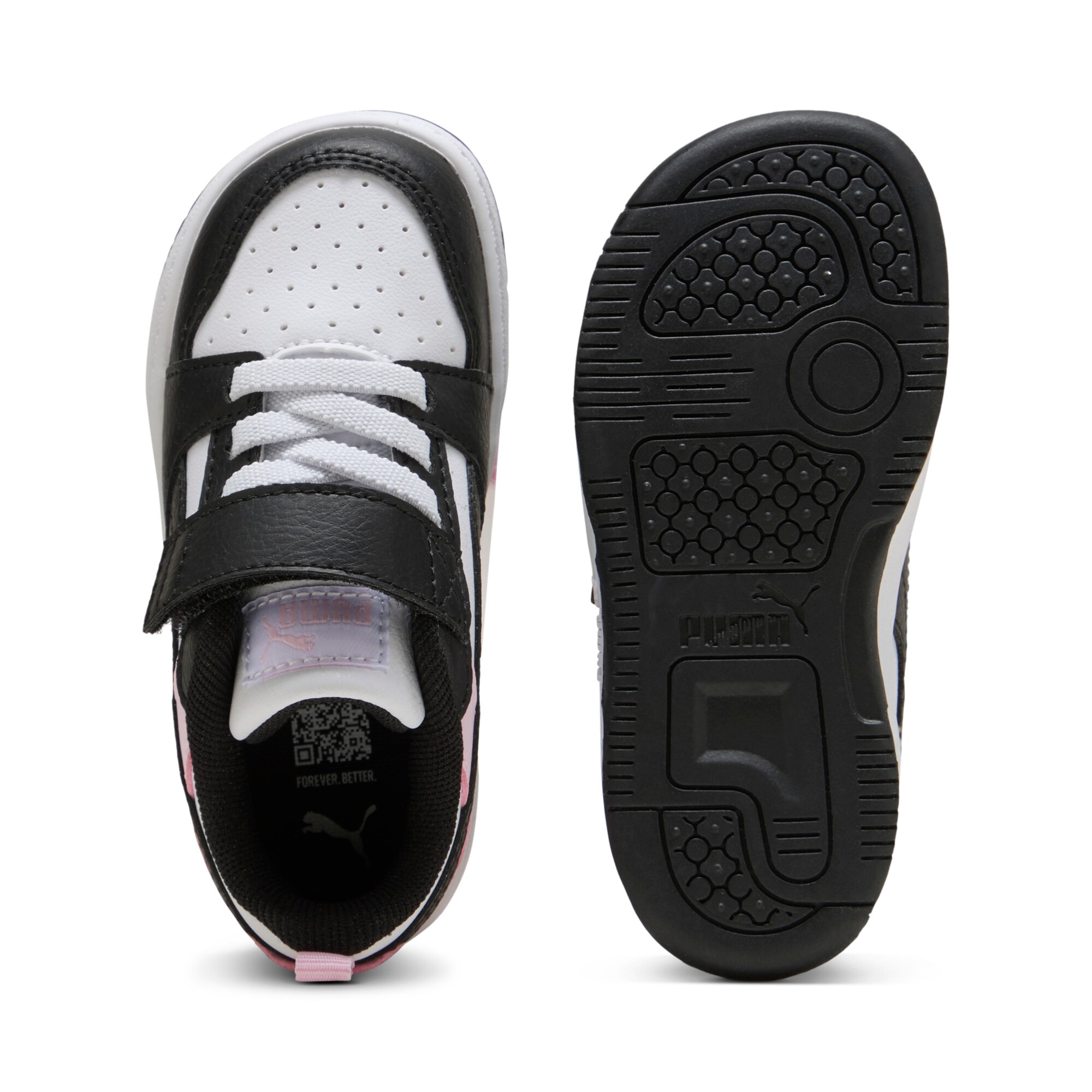 PUMA Sneaker »REBOUND V6 LO AC+ INF«  mit Klettverschluss, weiche Einlegesohle, profilierte Gummilaufsohle