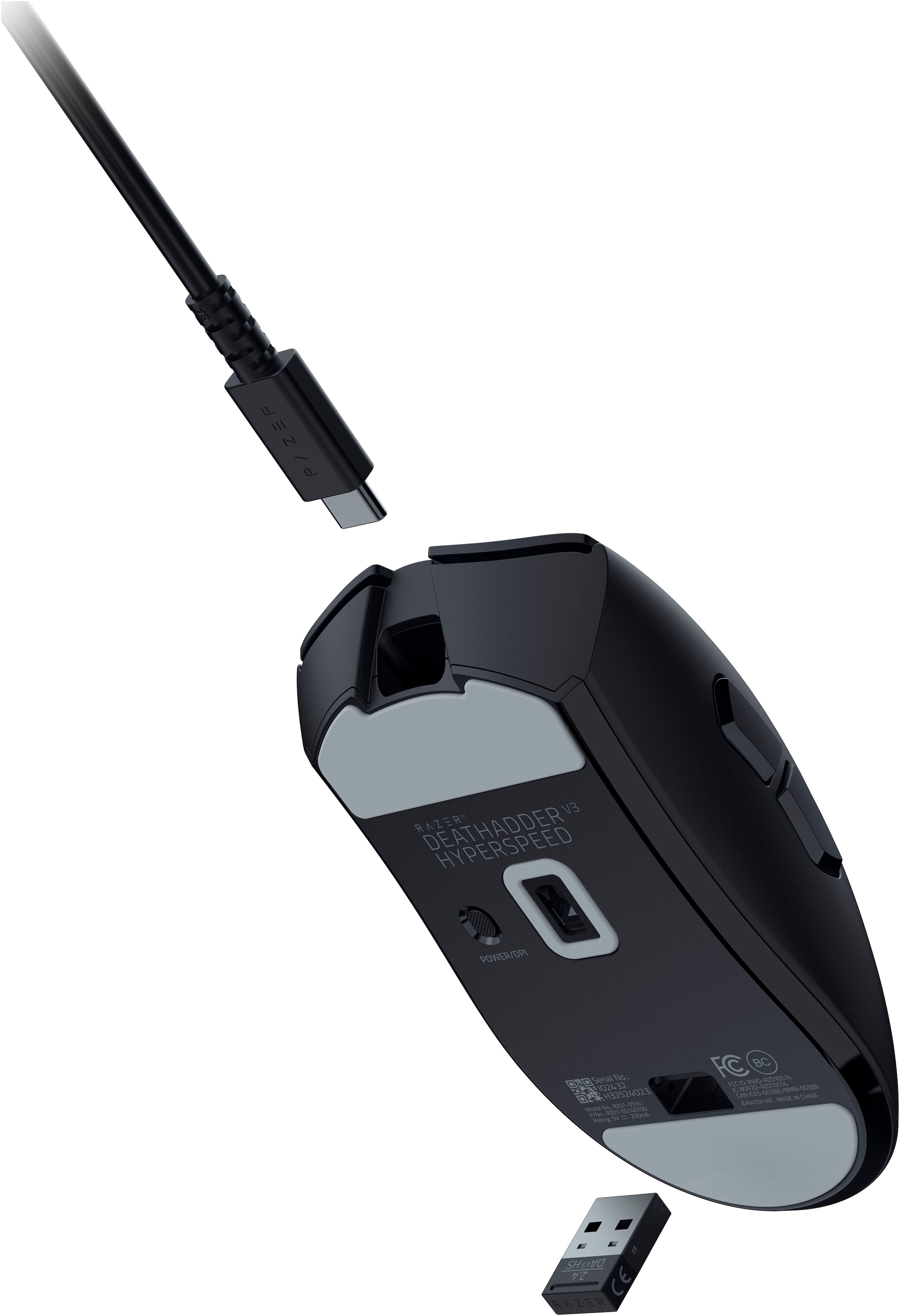RAZER Gaming-Maus »DeathAdder V3 HyperSpeed«, Funk
