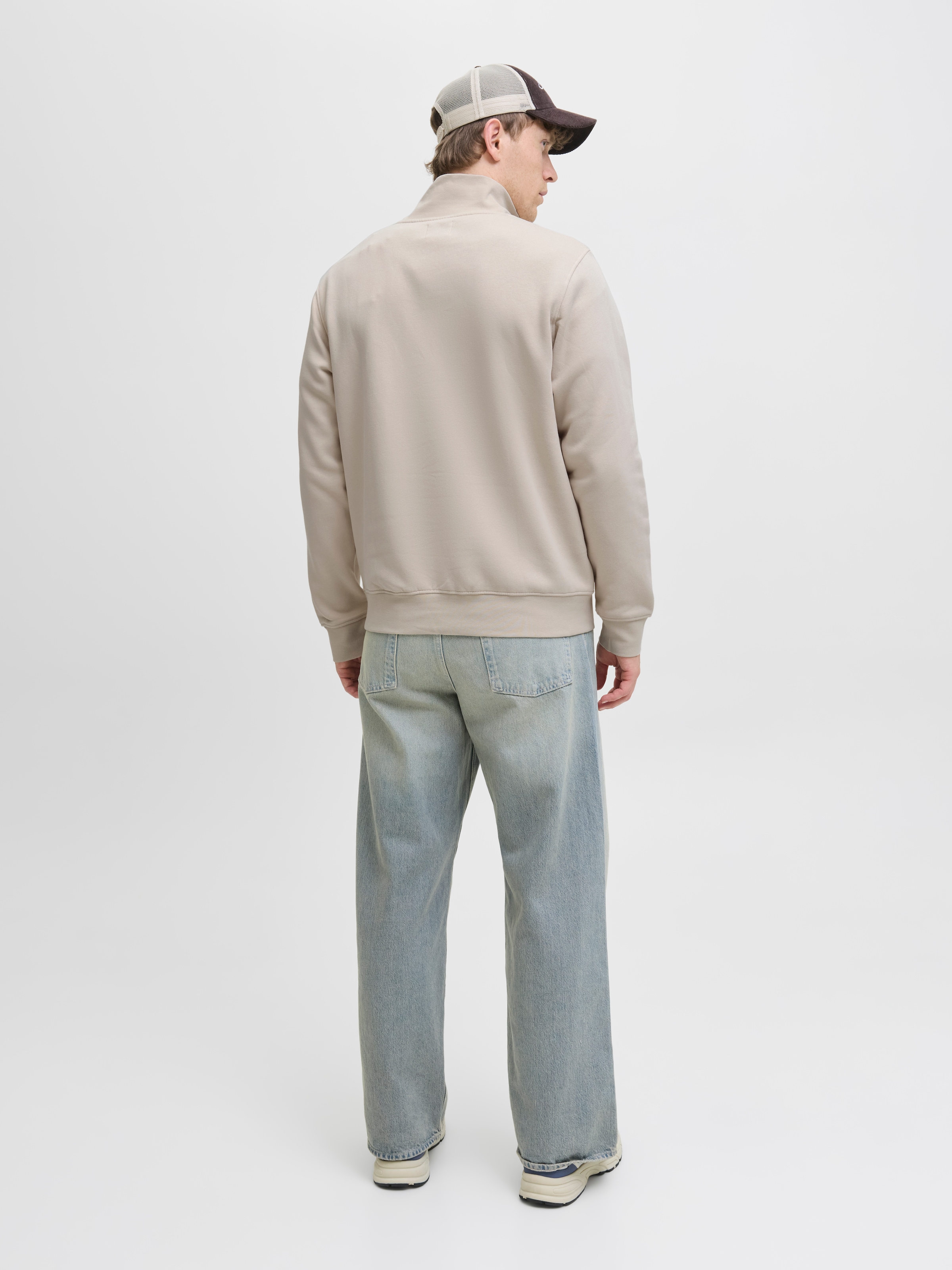 Jack & Jones Sweatshirt »JJESOHO SWEAT QUARTER ZIP HN NOOS«