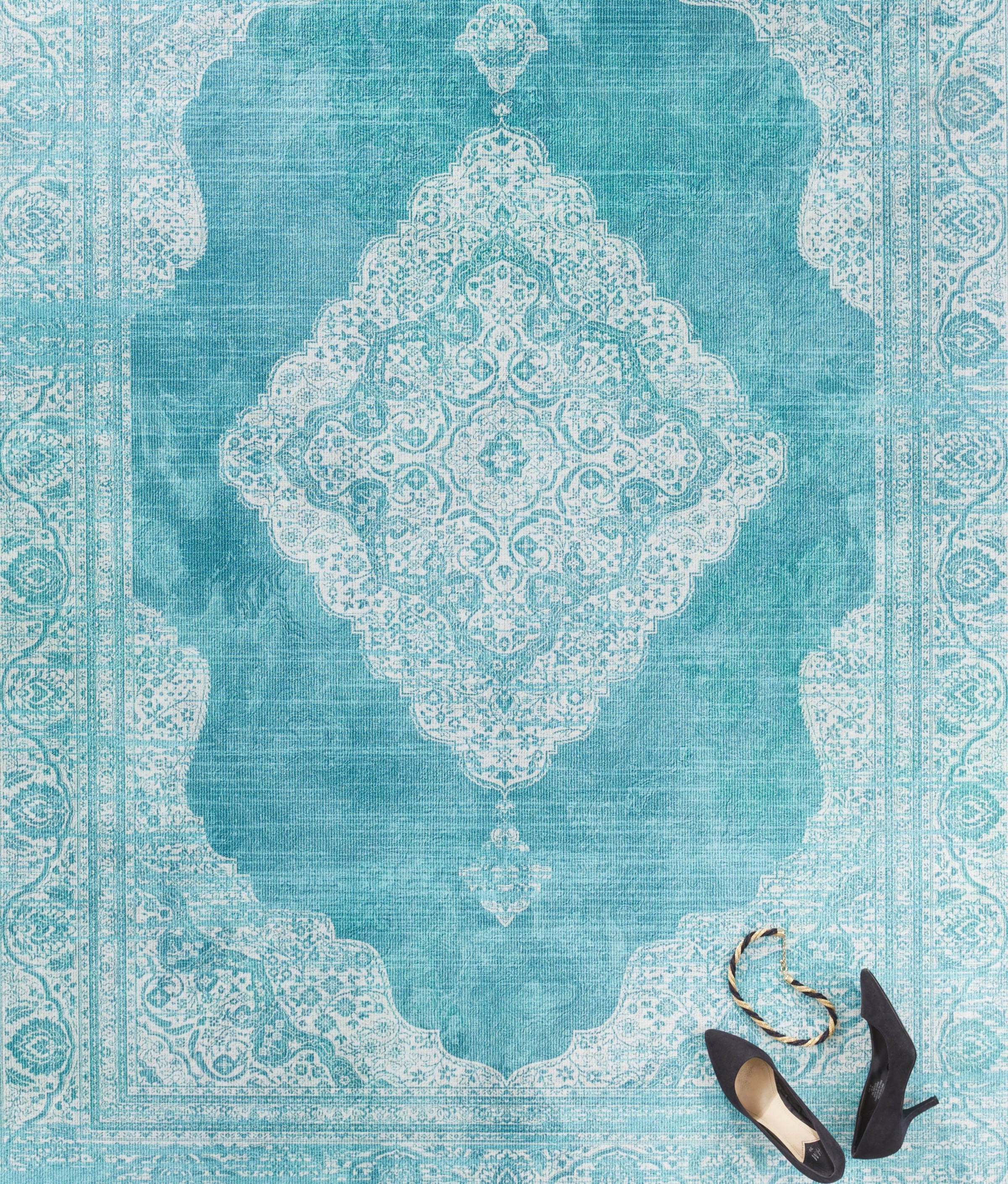 NOURISTAN Teppich »Carme«, rechteckig, 5 mm Höhe, Orientalisch, Orient, Vintage, Wohnzimmer, Schlafzimmer, Esszimmer