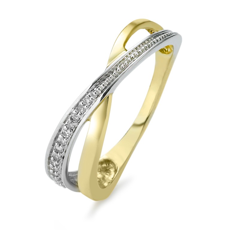 Ring 375 mit Diamanten, Rhomberg Schmuck