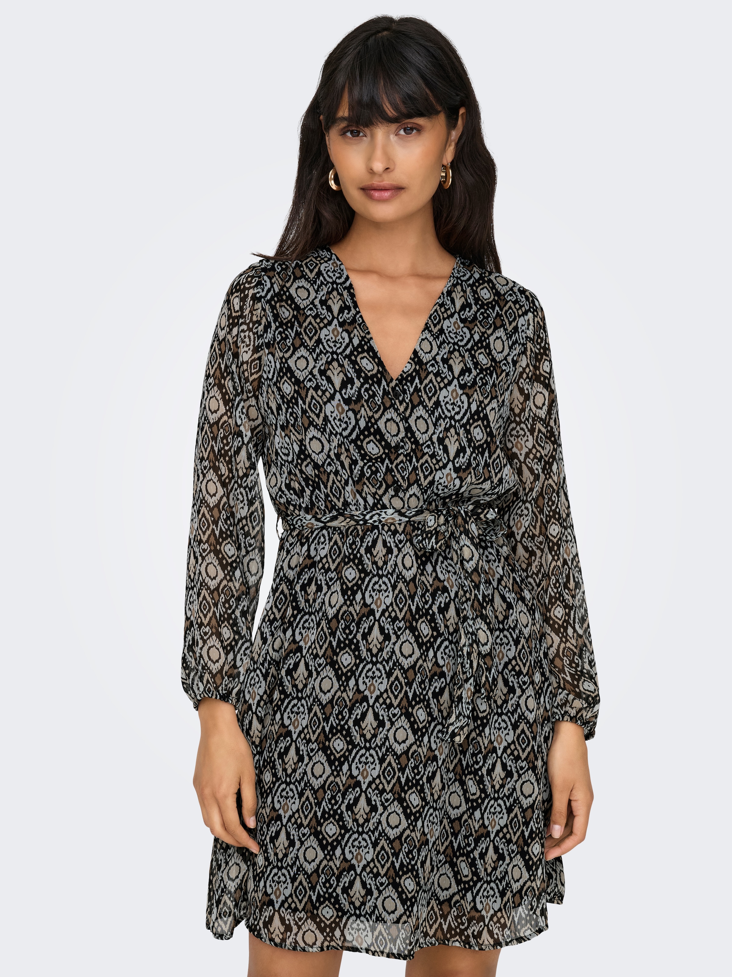 ONLY Druckkleid »ONLCERA 3/4 SHORT DRESS WVN NOOS«