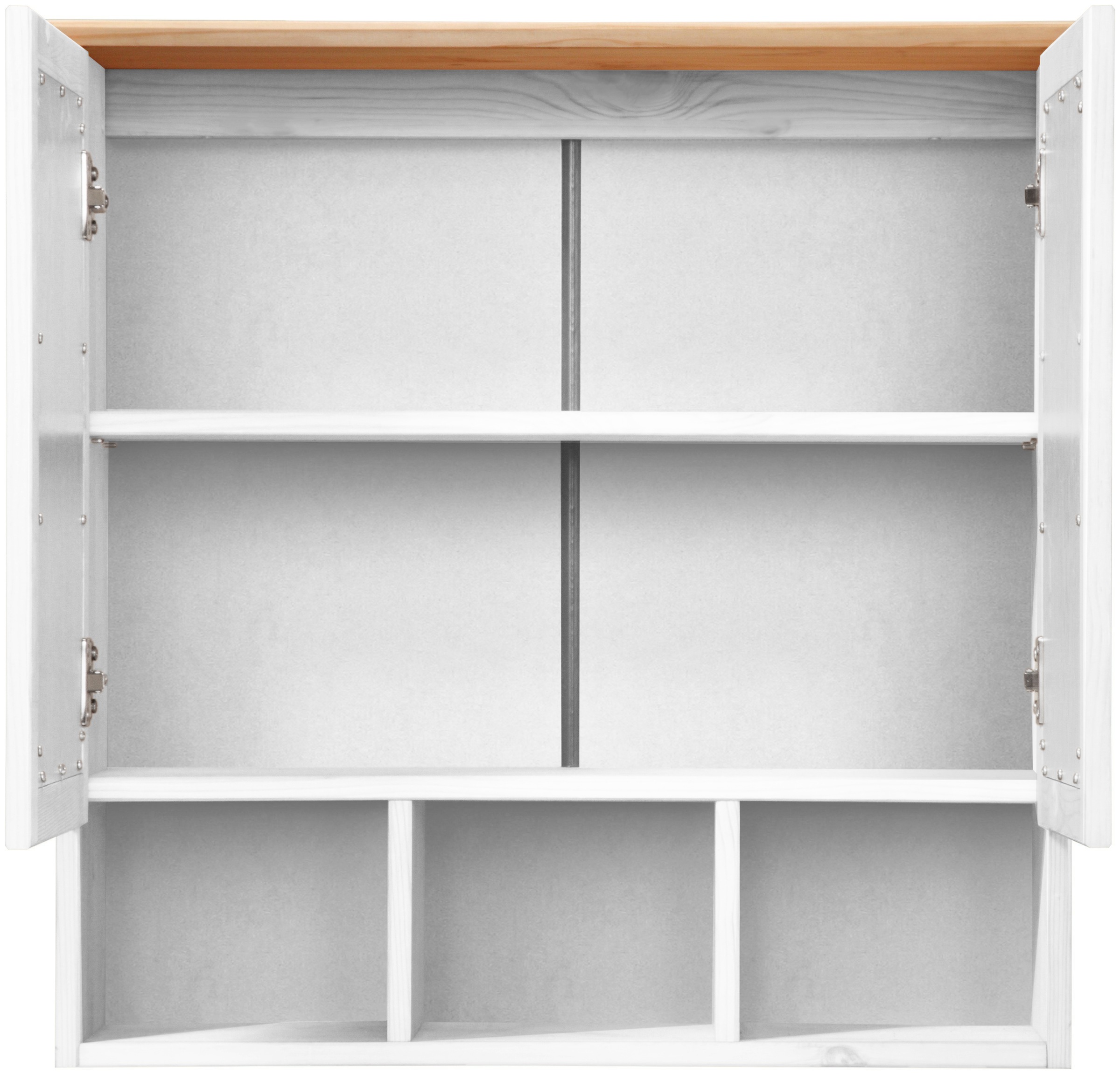 welltime Spiegelschrank »Landhaus Sylt«, Breite 62,5 cm, aus Massivholz