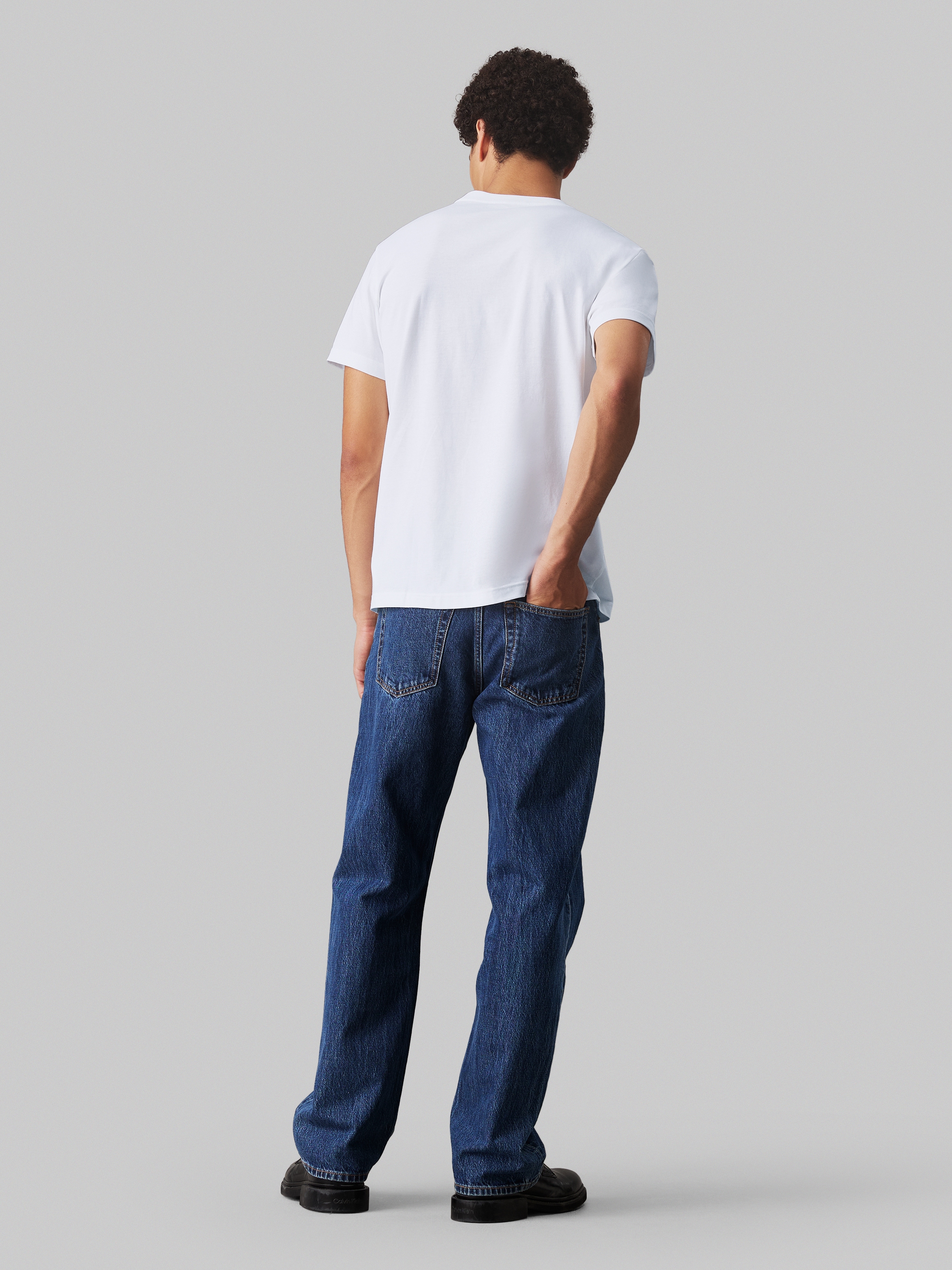 Calvin Klein Jeans T-Shirt »2 PACK MONOLOGO«, Logodruck