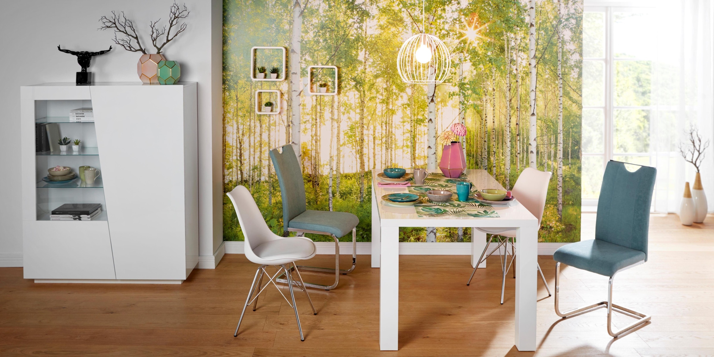 Homexperts Esszimmerstuhl »Ursel 03«, (Set), 2 St., Kunstleder, Sitzschale  mit Sitzkissen in Kunstleder online kaufen | Stühle