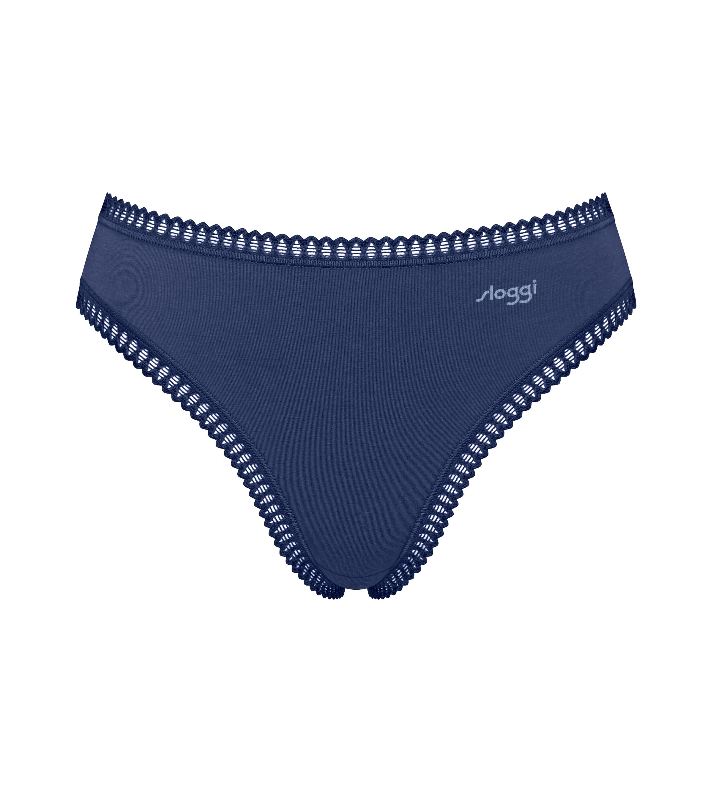 sloggi Slip »GO Crush High leg C3P«, (3er Pack), mit Spitzendetails
