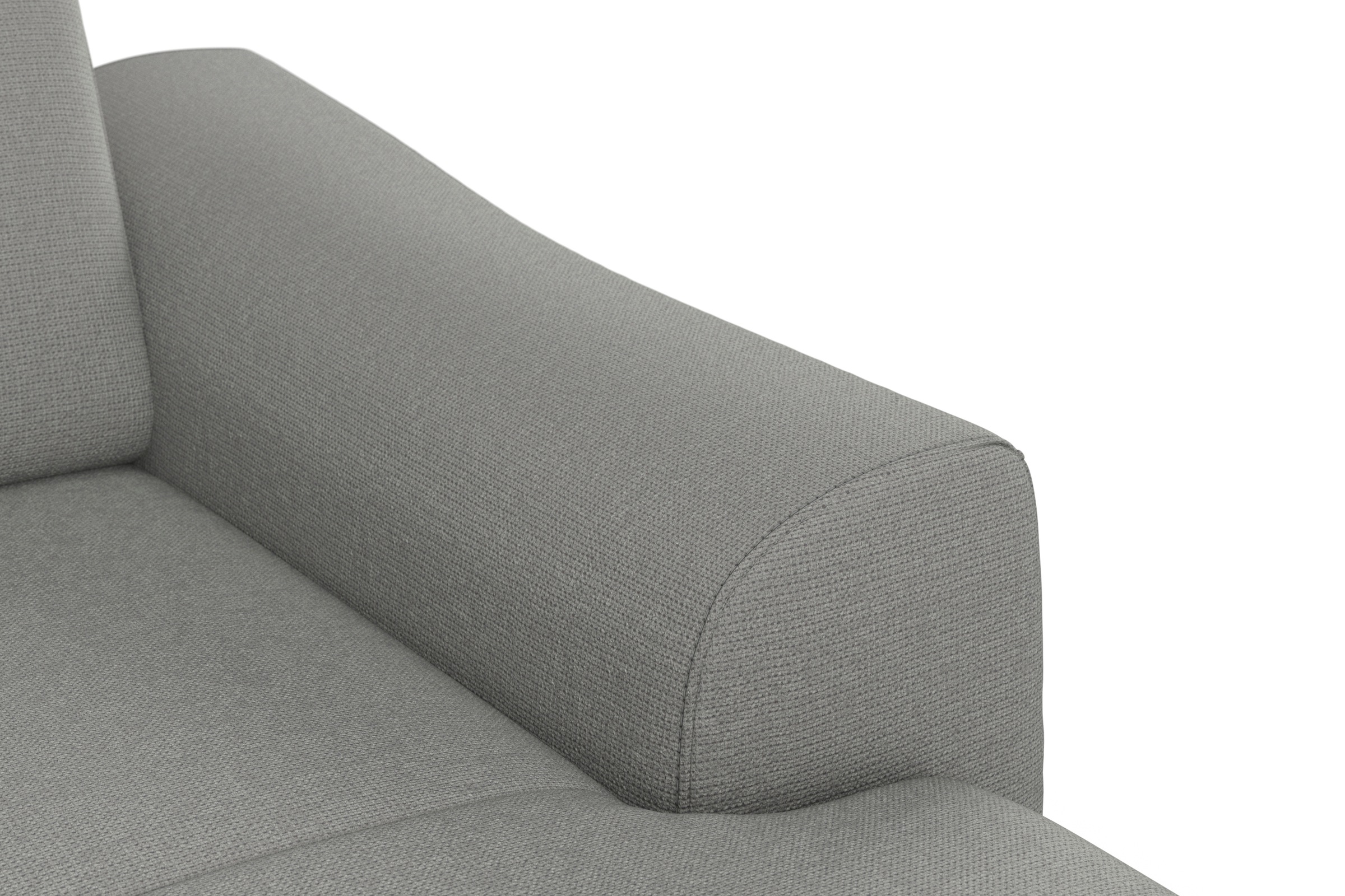 sit&more Wohnlandschaft »Dundee U-Form«, mit Federkern und Edelstahlfüßen, wahlweise mit Kopfteilverstellung