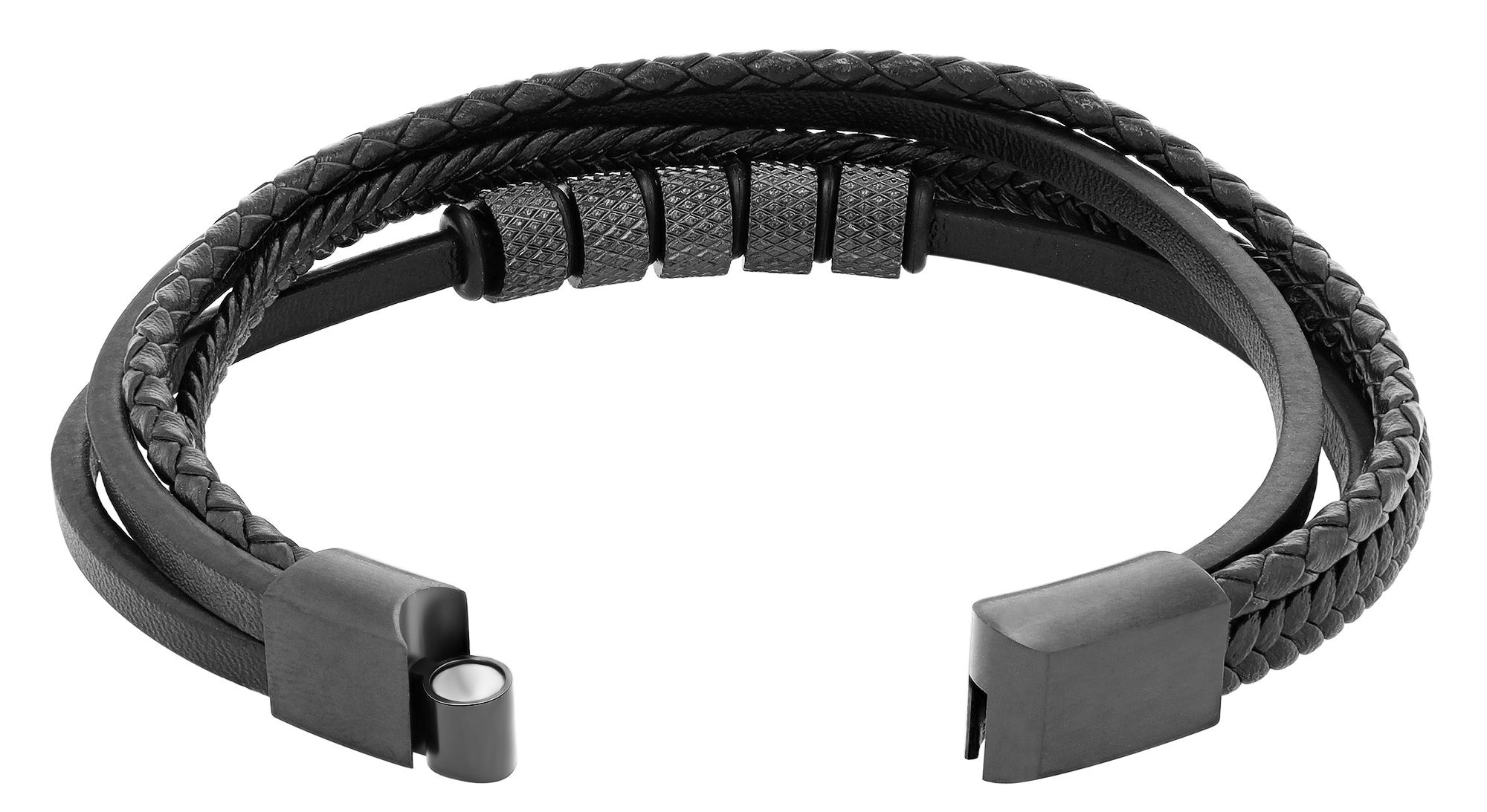 Adelia´s Armband »Unisex Armband aus Leder 21,5 cm«