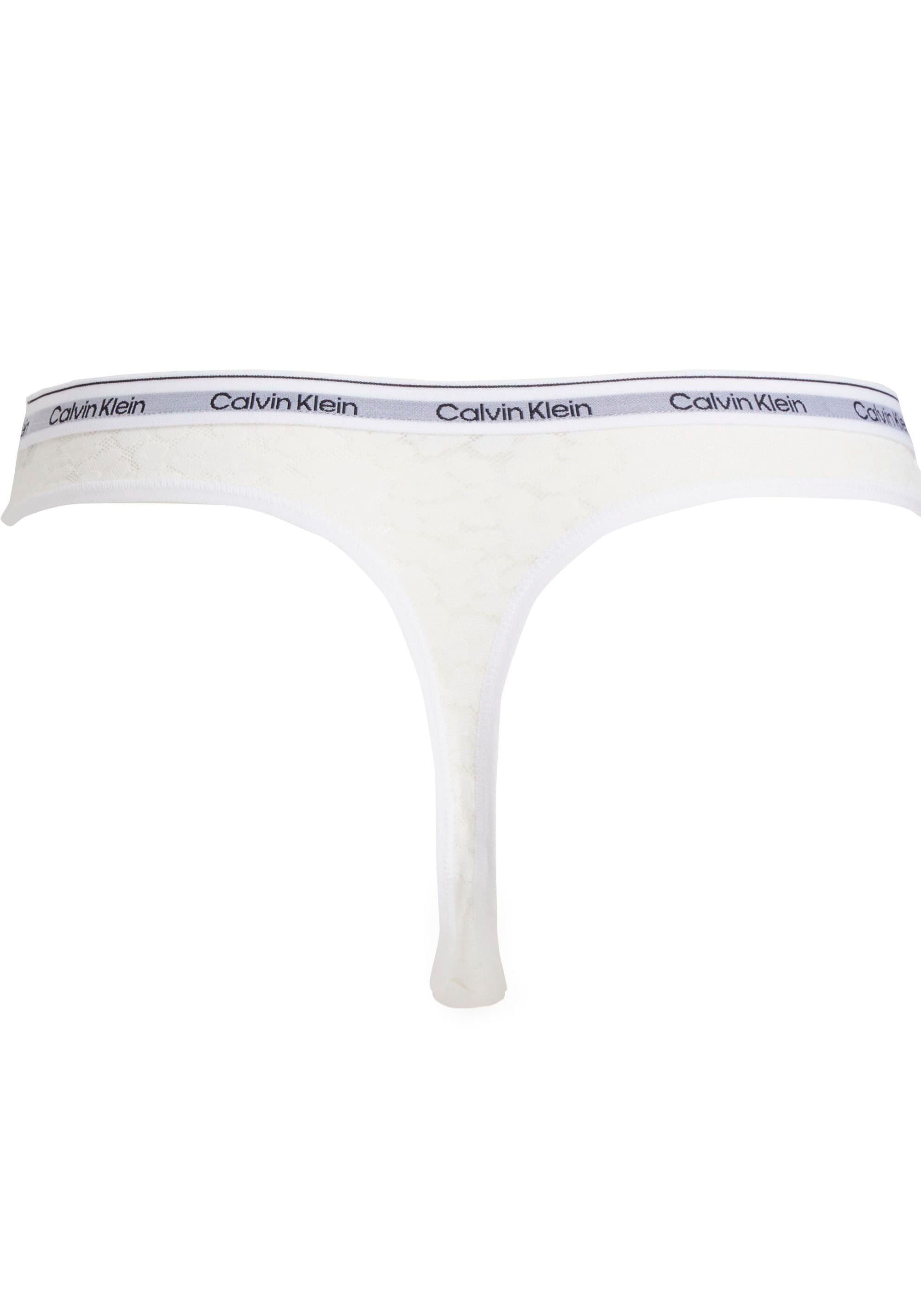 Calvin Klein T-String »HIGH LEG THONG«, mit CK-Logo am Bund bestellen bei  OTTO