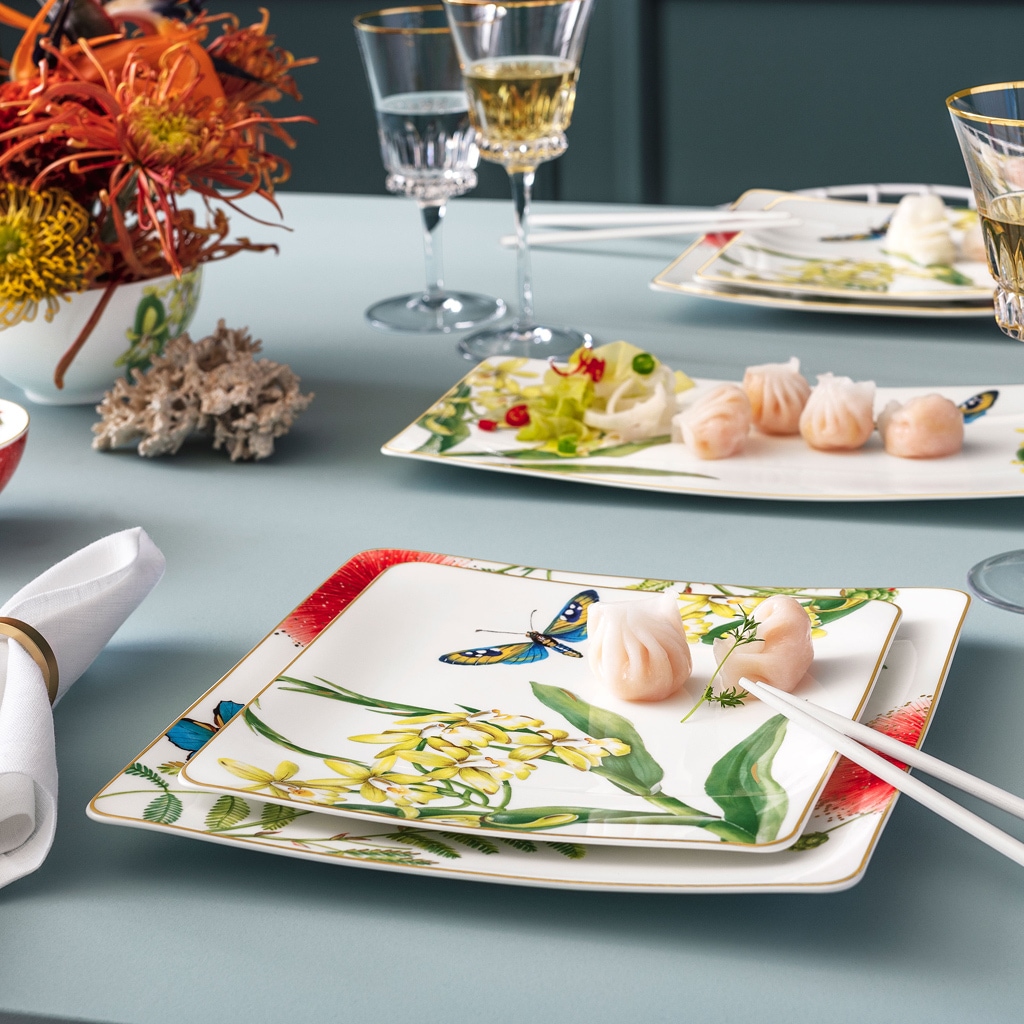 Villeroy & Boch Frühstücksteller »Frühstücksteller Amazonia 23 x 23 cm 6er Set bunt«