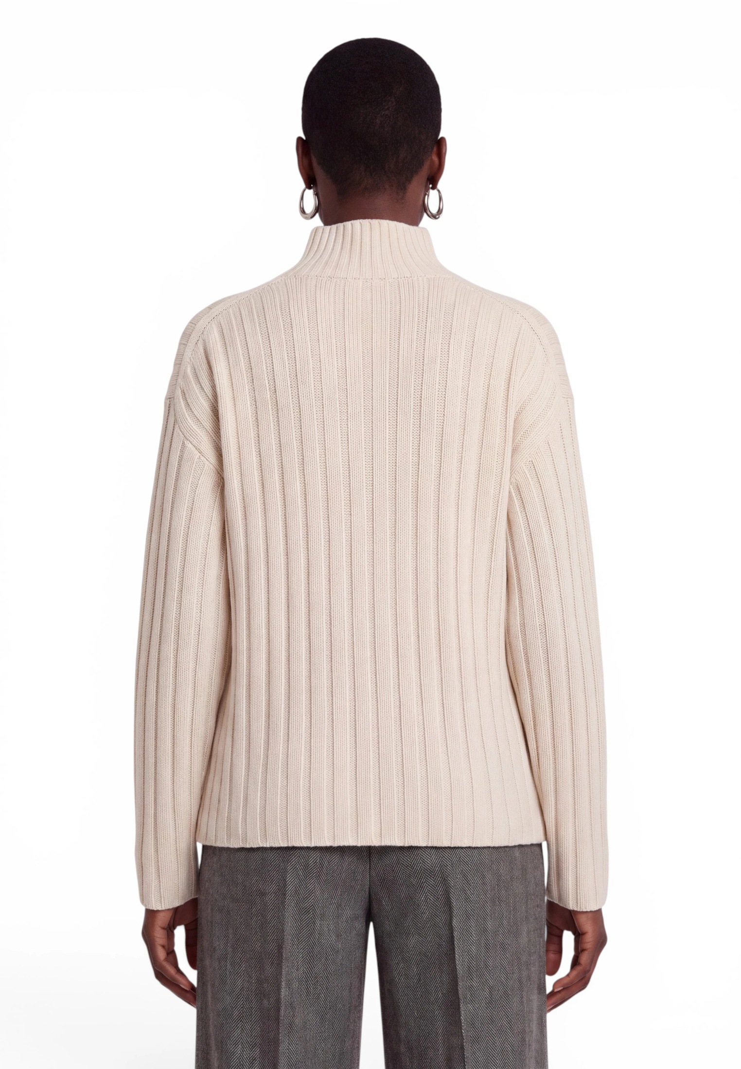 Zero Strickpullover »Strickpullover mit Stehkragen«