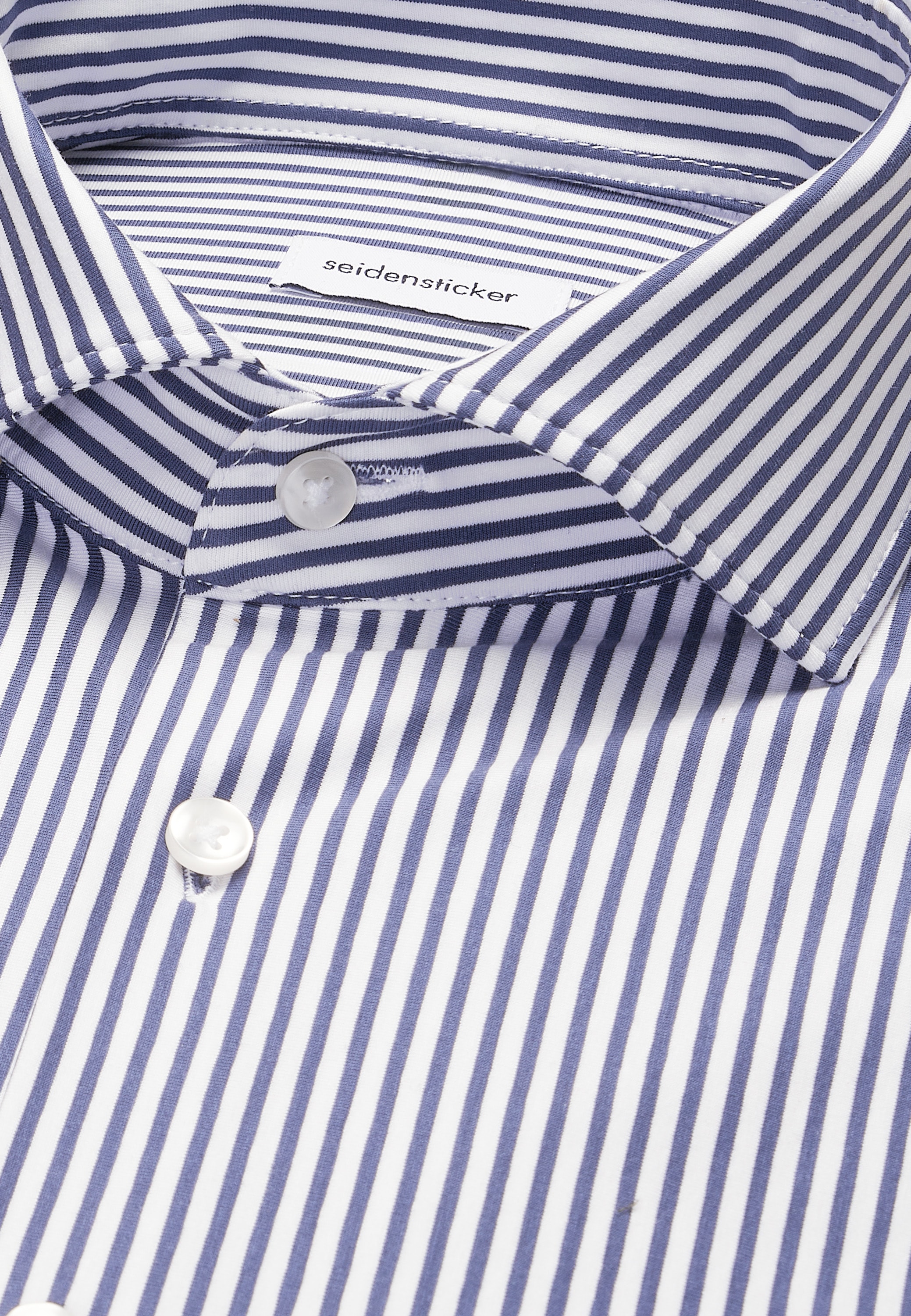 seidensticker Businesshemd »Schwarze Rose« Regular 1/1 Kentkragen Gestreift