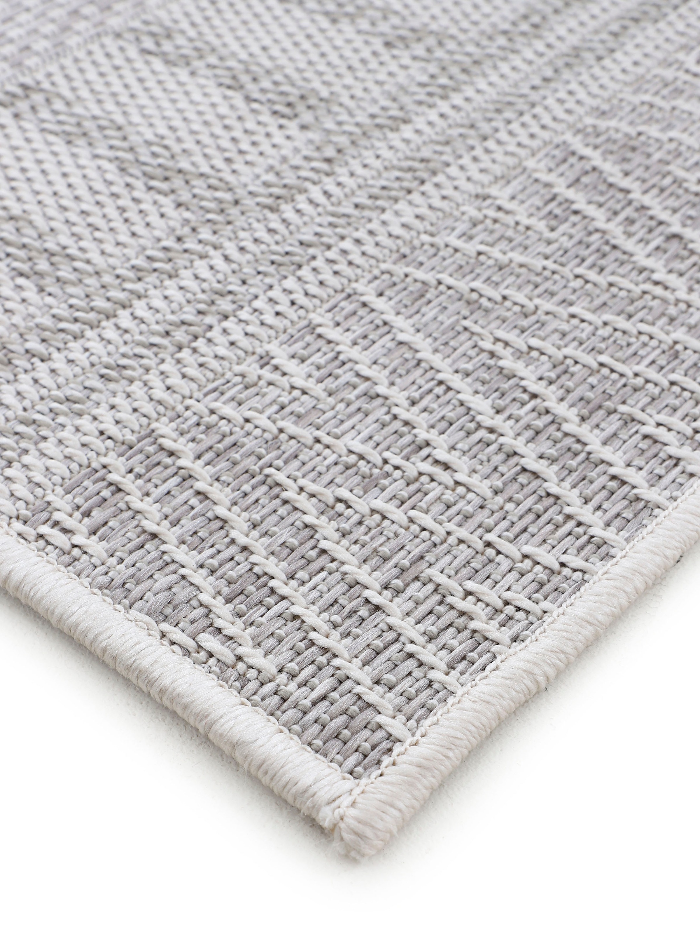 carpetfine Teppich »Boho 100,   auch als Läufer erhältlich« rechteckig 4 mm Höhe robustes Flachgewebe, Sisal Optik, UV-beständig, In- und Outdoor