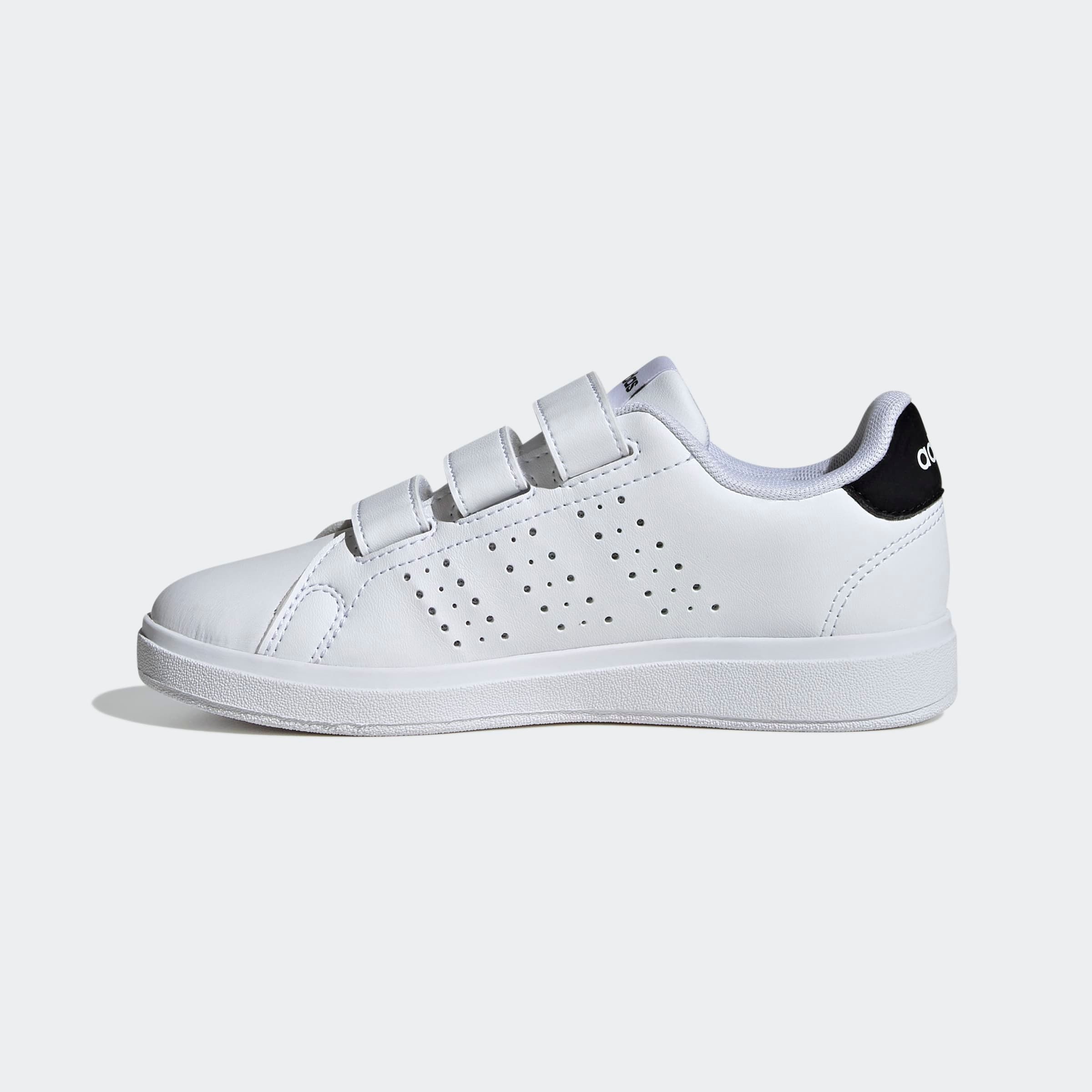 adidas Sportswear Klettschuh »ADVANTAGE BASE 2.0 KIDS«, Design auf den Spuren des adidas Stan Smith