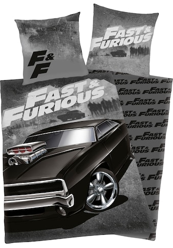 Jugendbettwäsche »Fast & Furious«, (2 tlg.), mit coolem Motiv kaufen