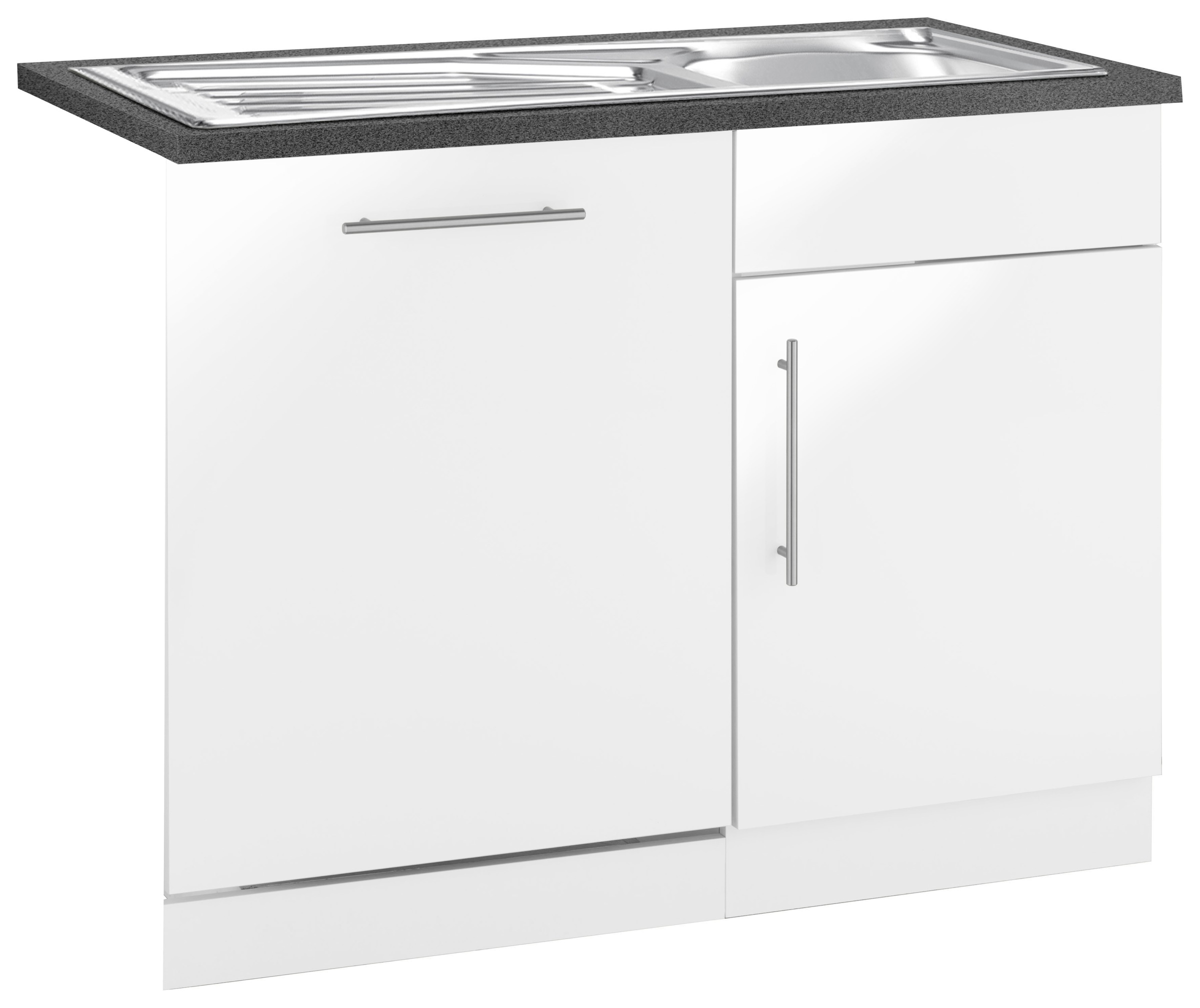 wiho Küchen Spülenschrank »"Cali"«, 110 cm breit, inkl. Tür/Sockel für Geschirrspüler