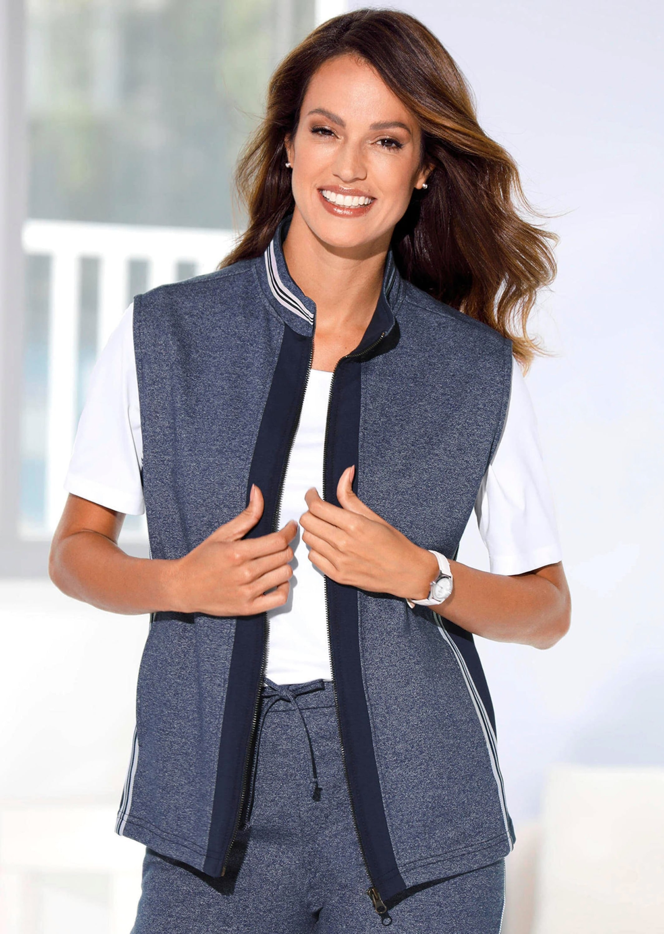 GOLDNER Kurzweste »Freizeitweste mit Reißverschluss«
