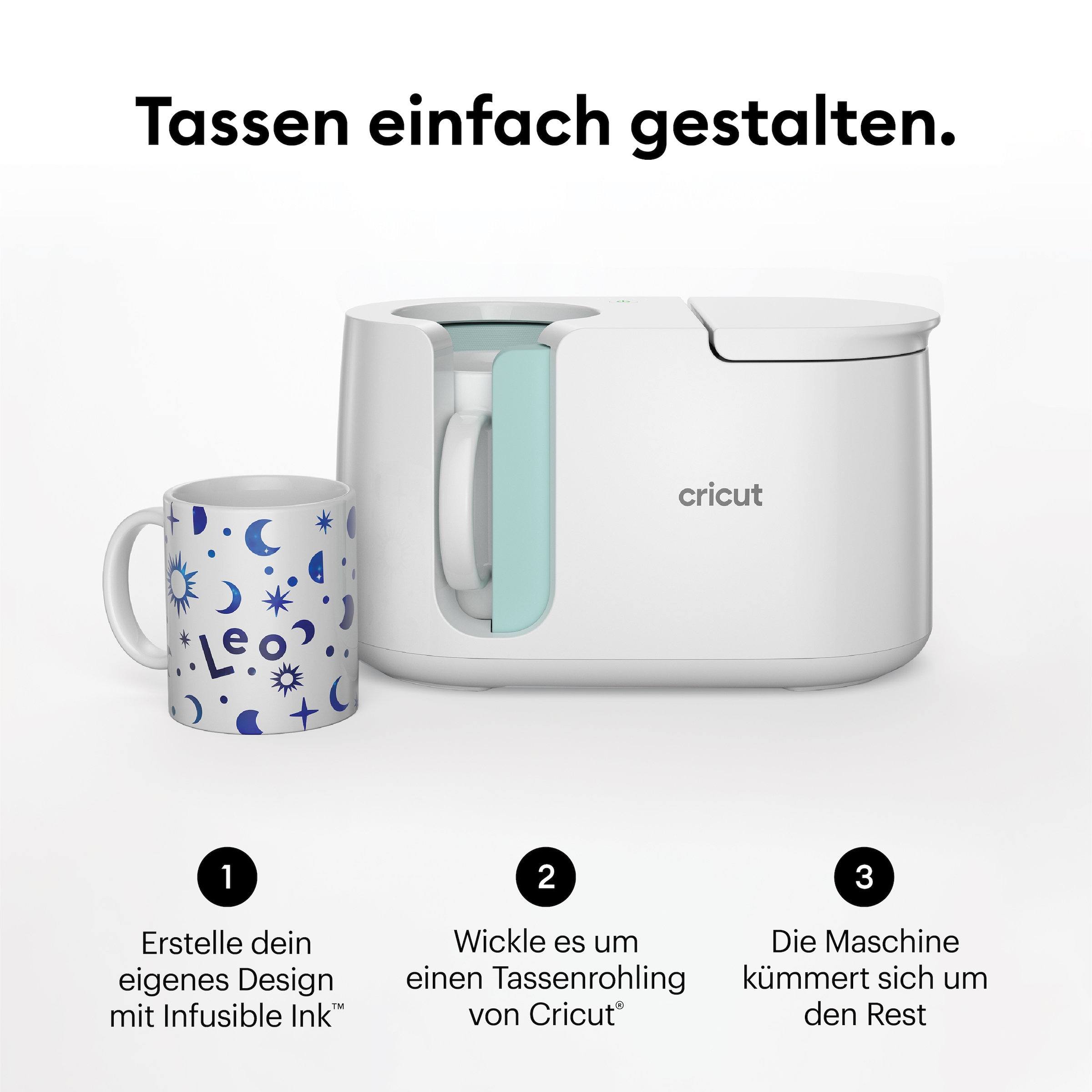 Cricut Transferpresse »Cricut Mug Press« Personalisierte Geschenke & Tassen einfach selbst gestalten
