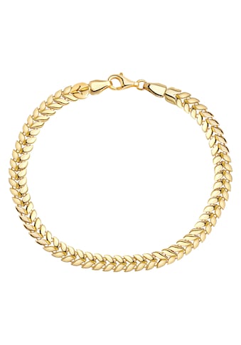 Goldarmband »Schmuck Geschenk Gold 375 Armschmuck Armkette Goldarmband Fischgrät«, zu...