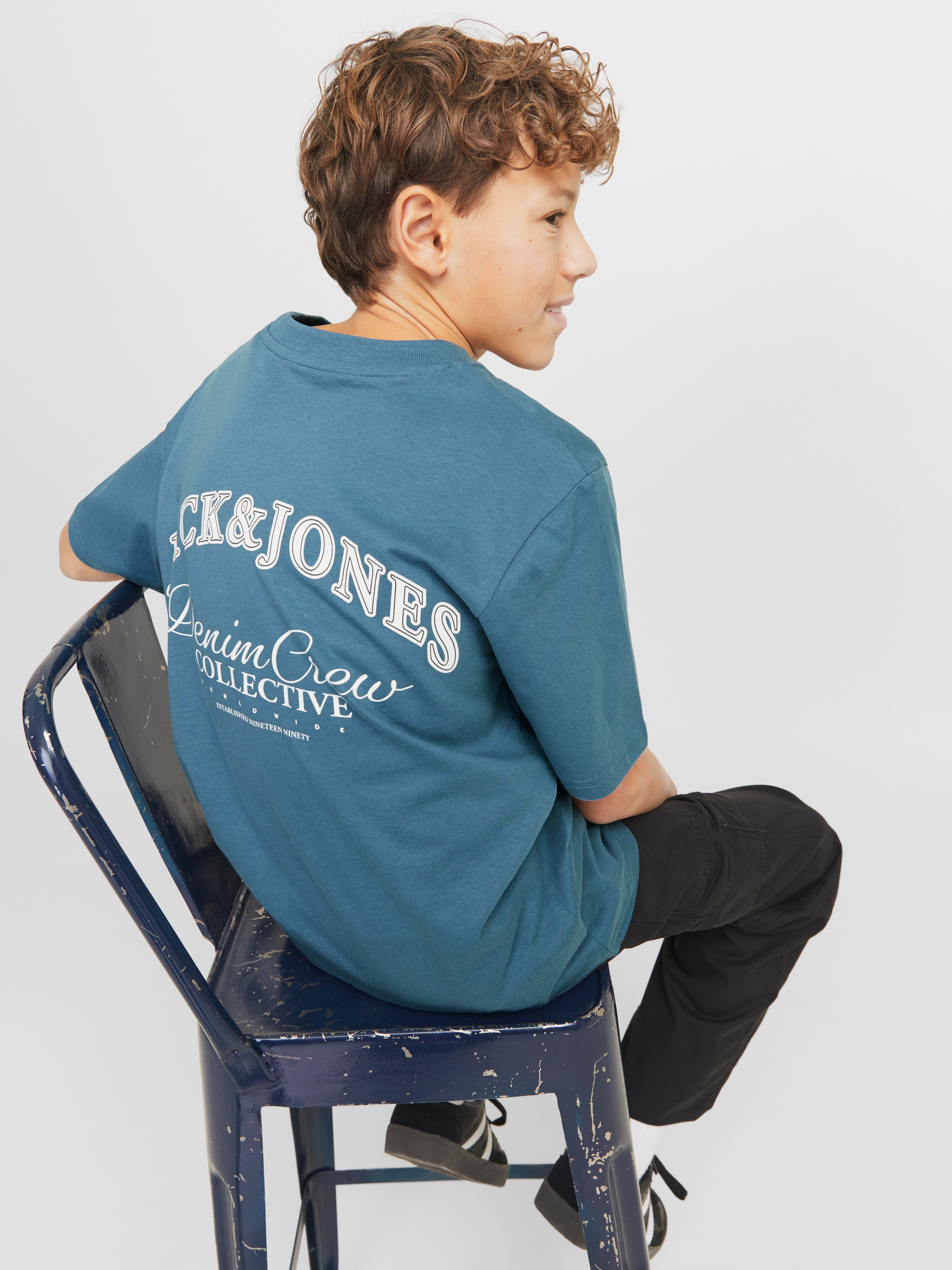 Jack & Jones Junior T-Shirt »JJEBRANDES BACKP RELAXED TEE SS SN JNR«