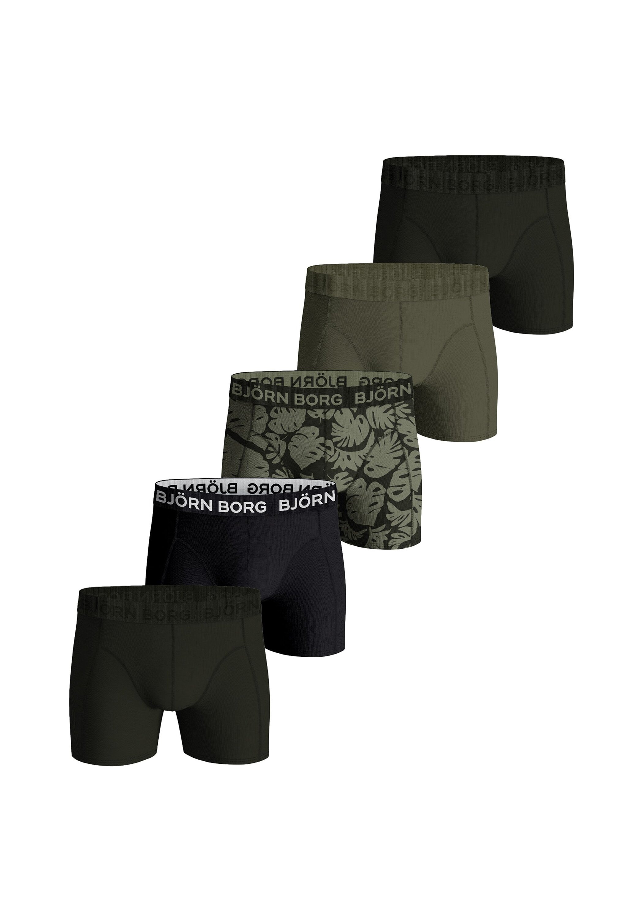 Björn Borg  Björn Borg Boxershorts »Boxershort Cotton Stretch Trunks Big Logo 5P 5er Pack«