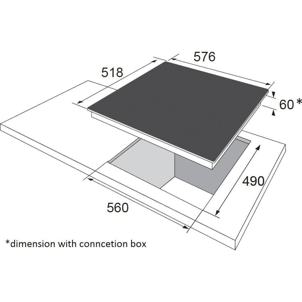 Amica Induktions-Kochfeld »KMI 752 620 C«, KMI 752 620 C