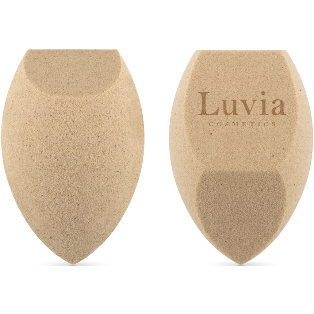Luvia Cosmetics Make-up Schwamm »Tea Make-up Sponge Set«, (Packung, 2 tlg., hautfreundlicher Make-up Schwamm mit wertvollen Tee-Bestandteilen), Feinporig für natürliches Hautbild, geringer Verbrauch mit Tee-Extrakt