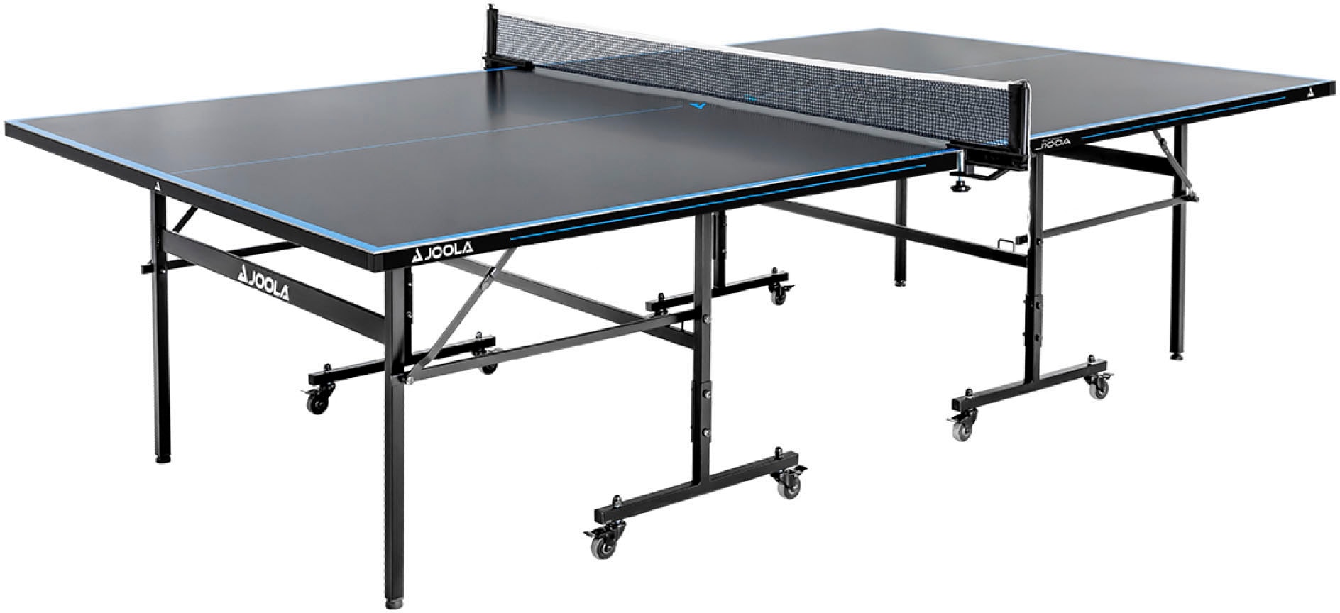 Joola Tischtennisplatte »Outdoor J100A« wetterfest, klappbares Untergestell, inkl. Netz in grau