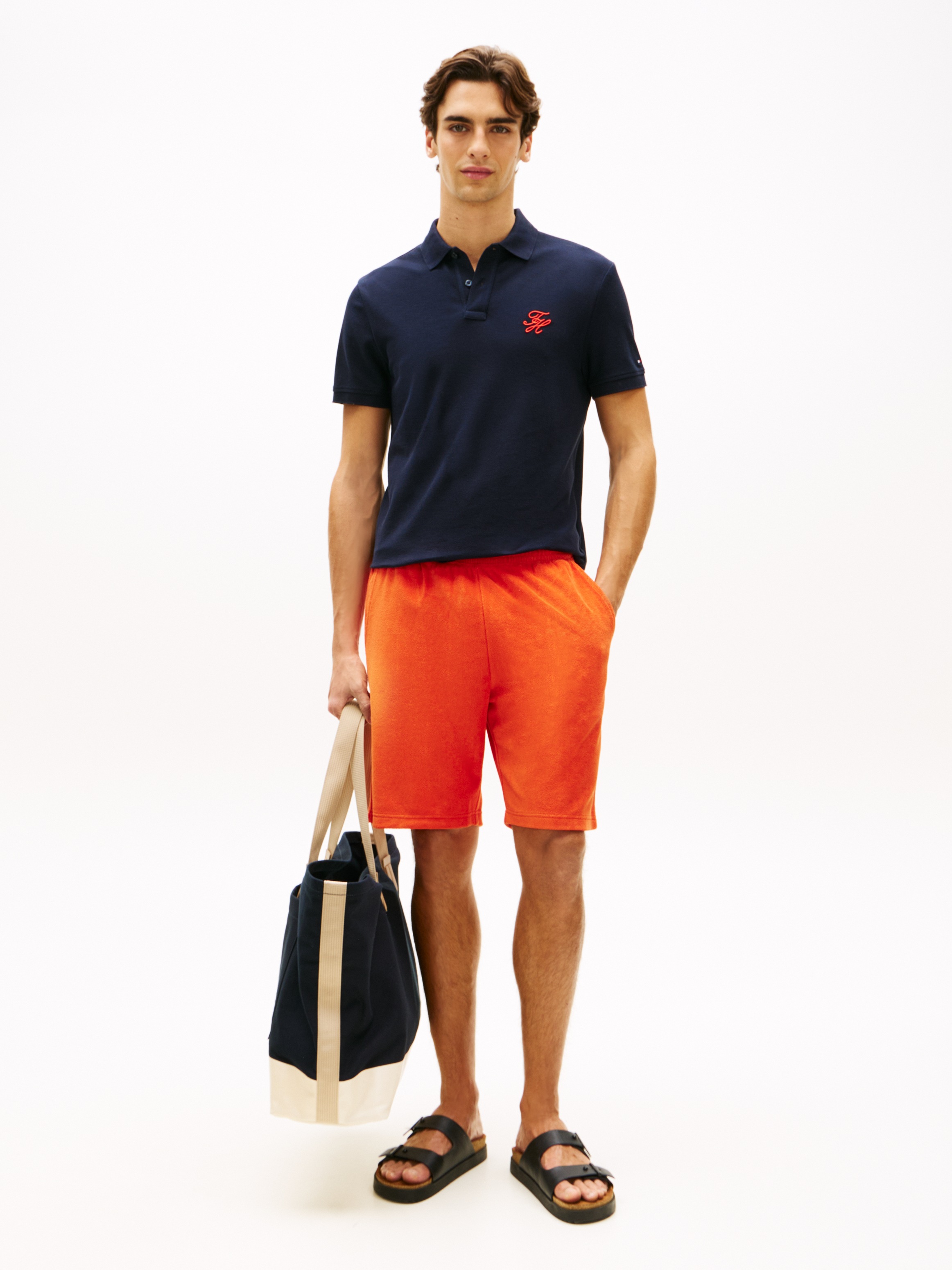Tommy Hilfiger Poloshirt »TH SCRIPT REGULAR« aus Piqué mit Logo