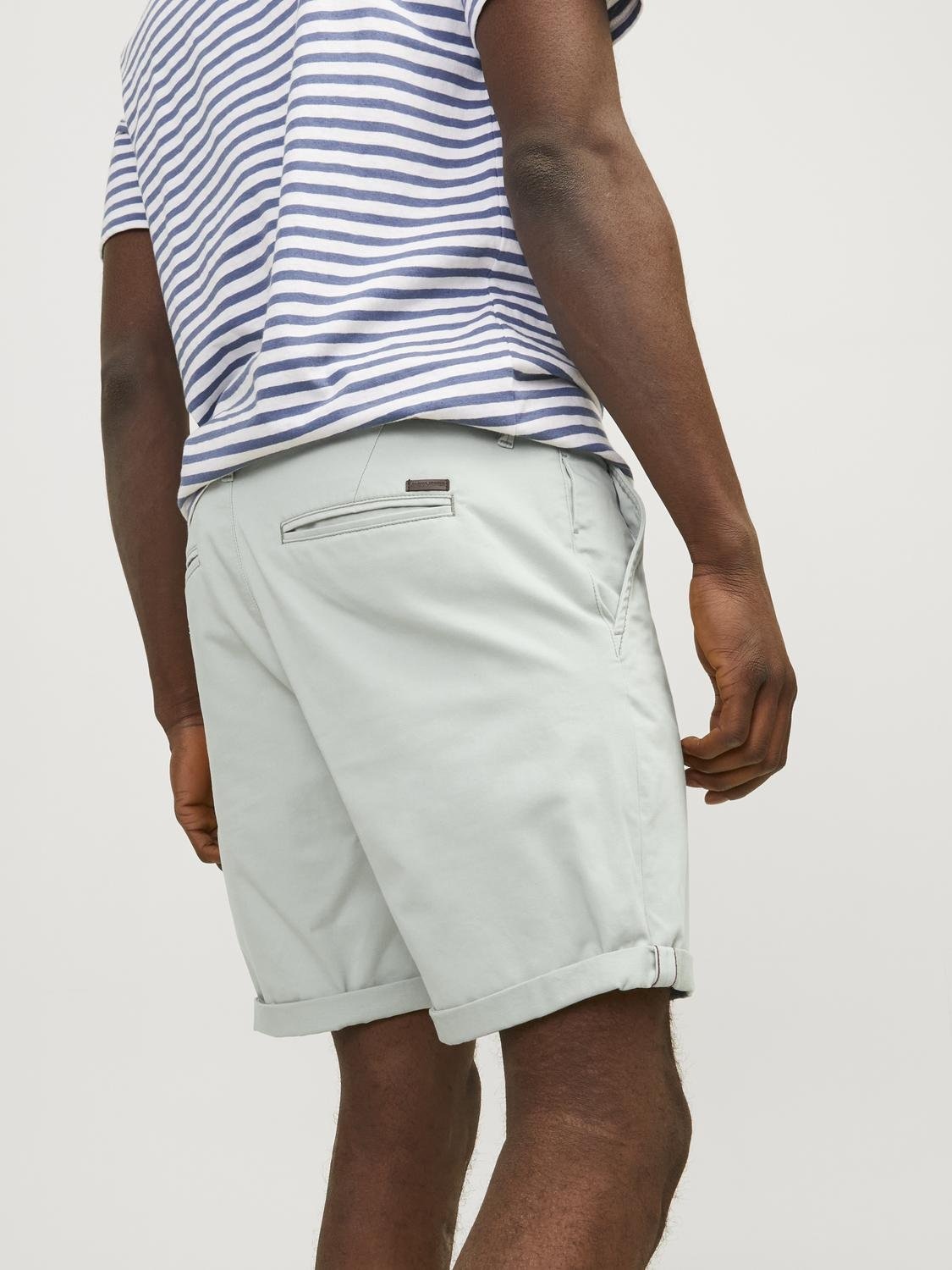Jack & Jones Chinoshorts »JPSTBOWIE JJSHORTS S«, mit Aufschlag